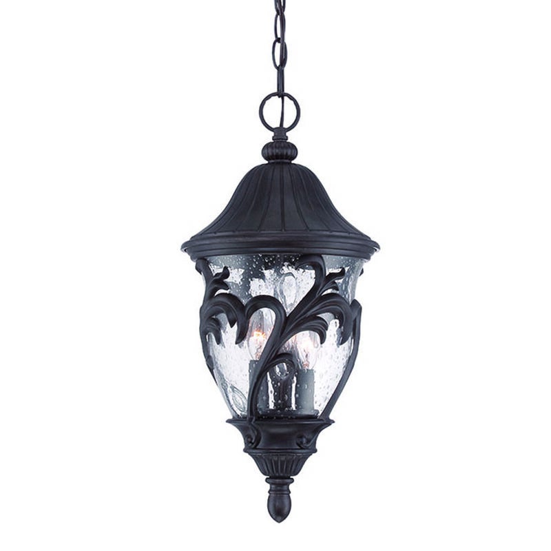 Capri 19 Inch Tall 3 Light Outdoor Hanging Lantern by Acclaim Lighting