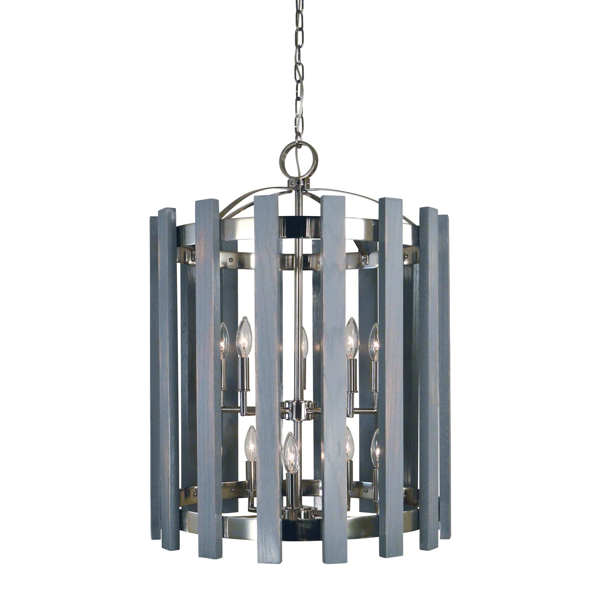 Arcadia 22 Inch 10 Light LED Mini Chandelier by Framburg