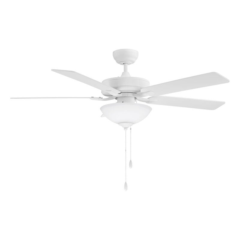 52 Inch Ceiling Fan with Light Kit by Meridian Lighting