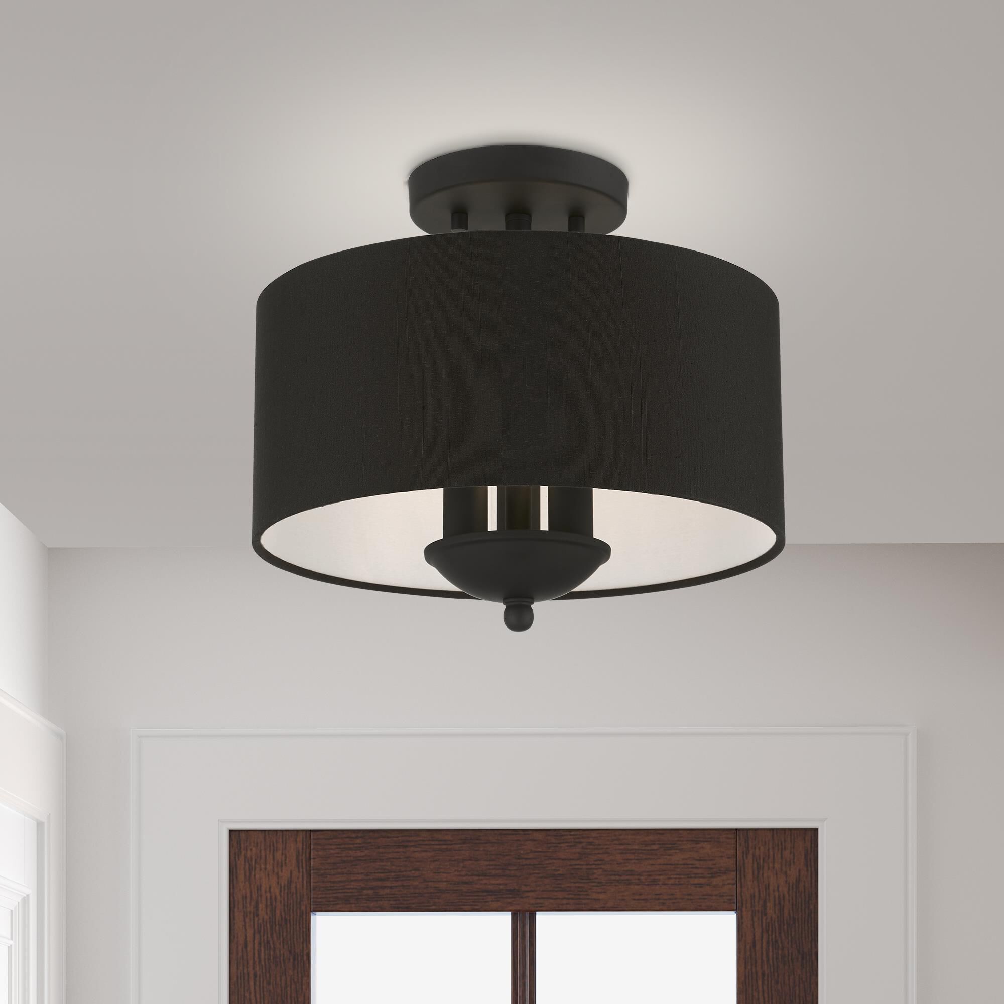 Birchwood 3 Light Semi Flush Mount by Livex Lighting