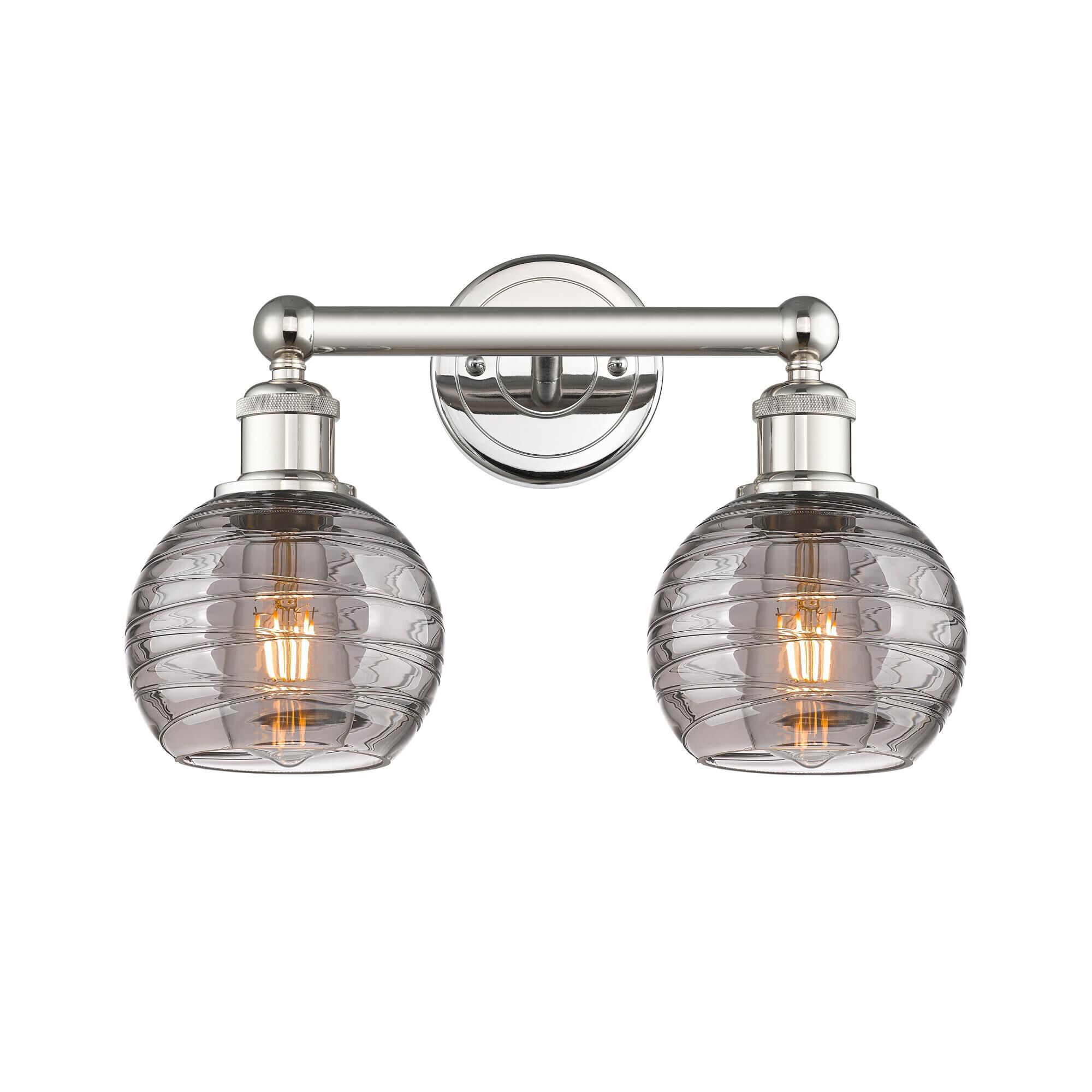 Bruno Marashlian Athens Deco Swirl 15 Inch 2 Light Bath Vanity Light by Innovations Lighting
