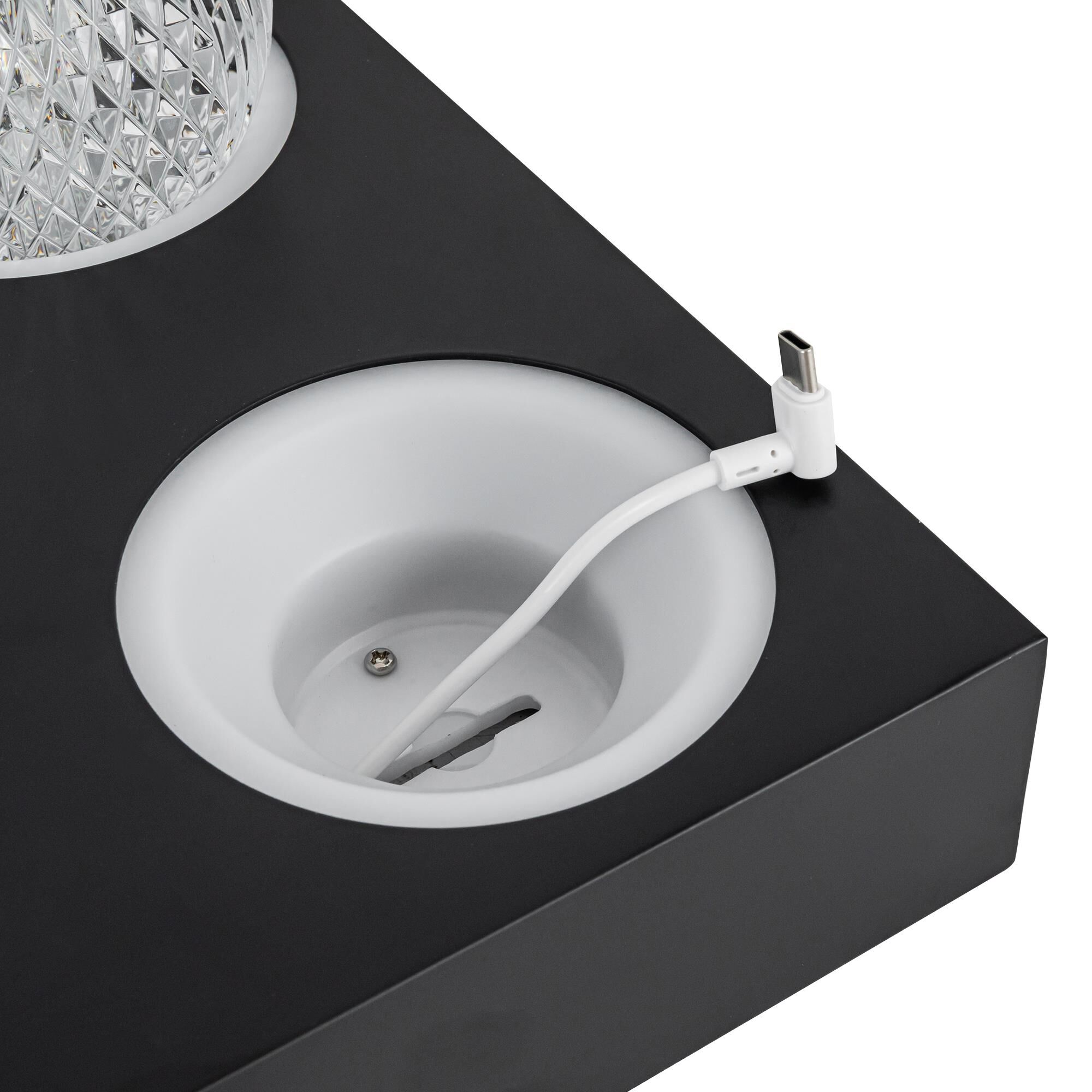 Shown in Black finish