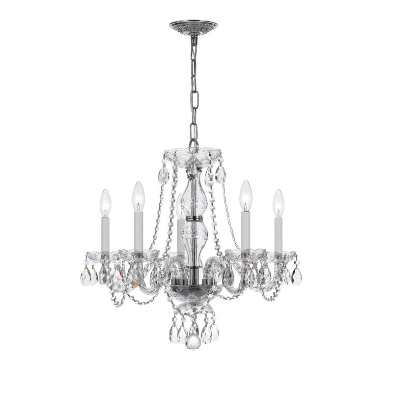 Traditional Crystal 21 Inch Chandelier by Crystorama