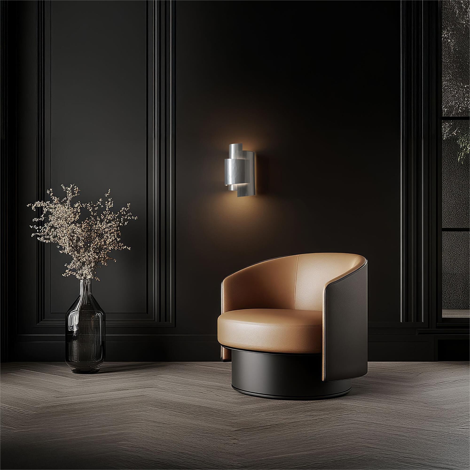 Shown in Sterling finish