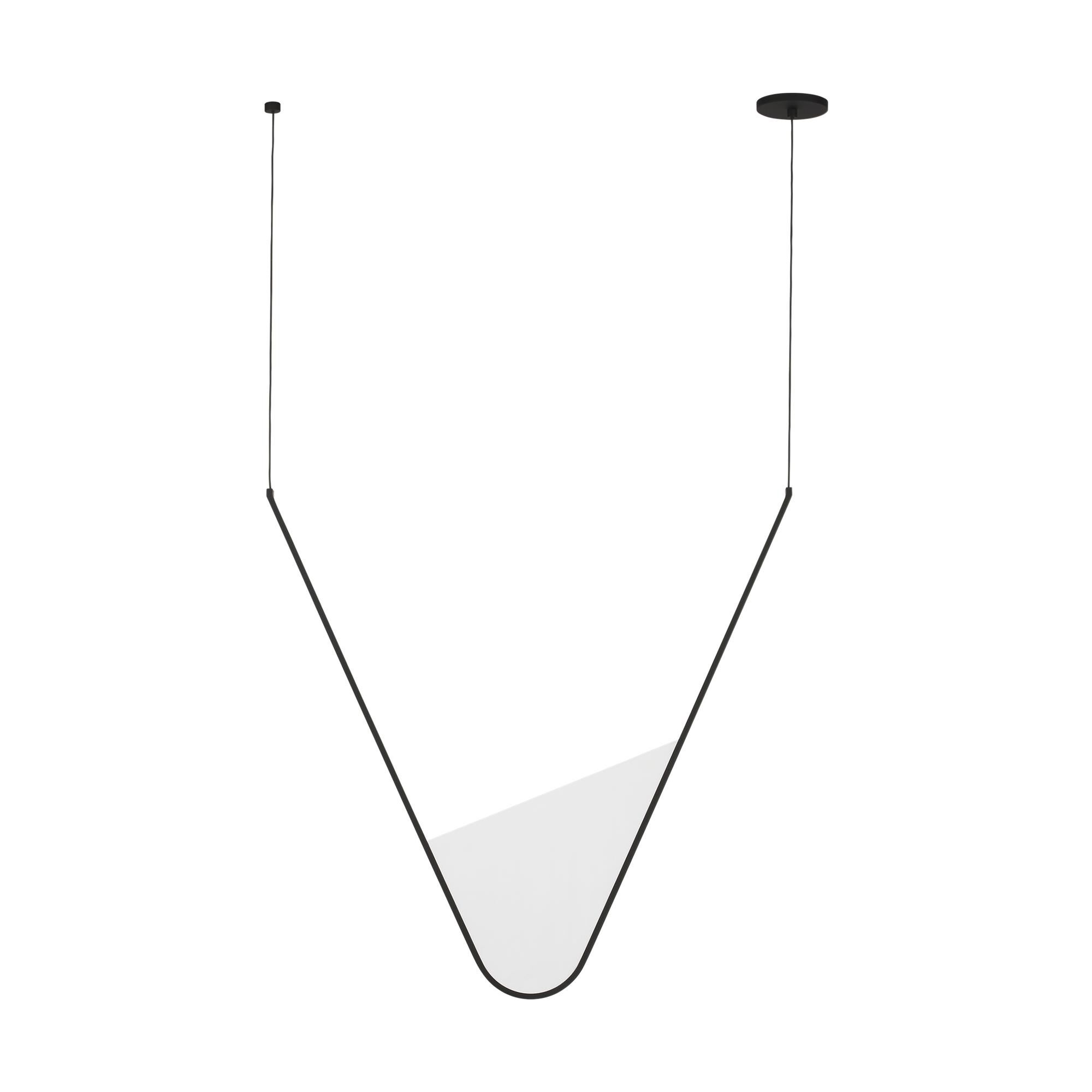 Shown in Nightshade Black finish and Light Guide shade