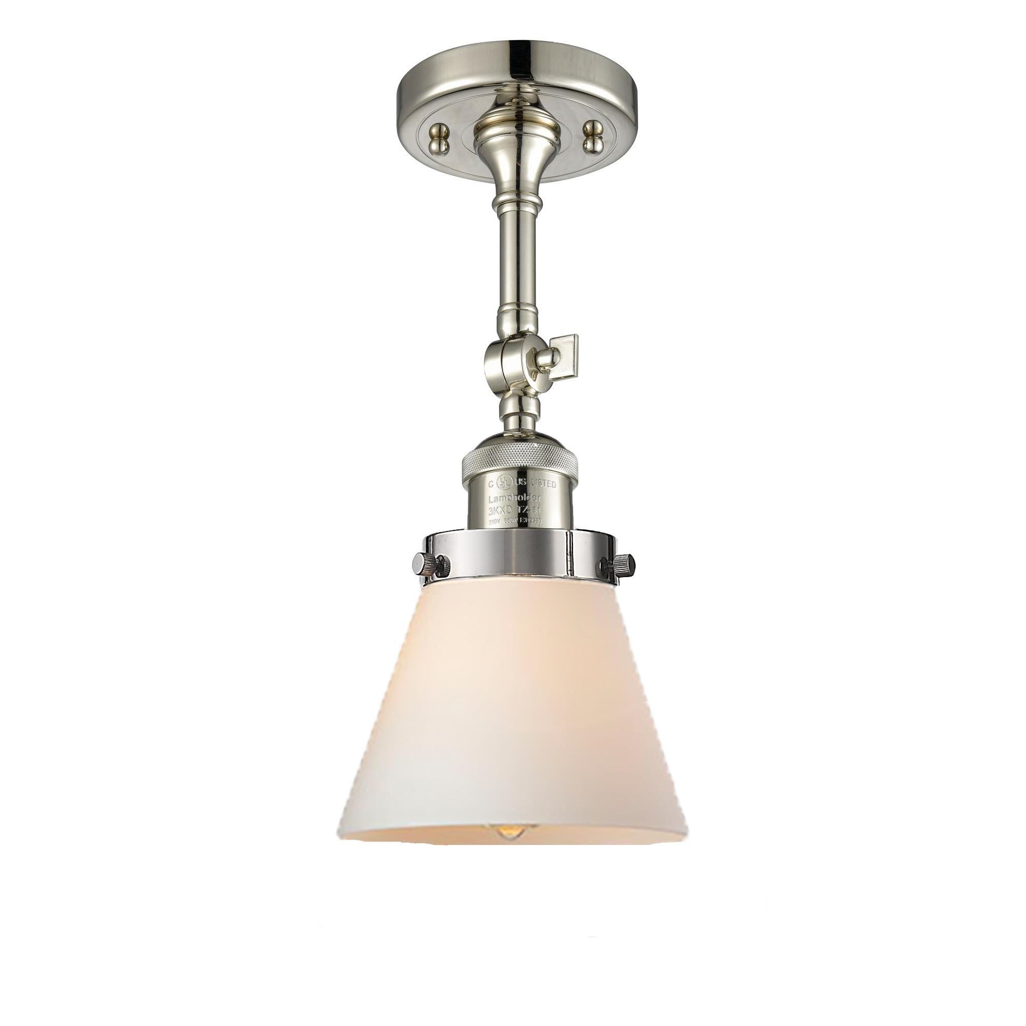 Shown in Polished Nickel finish and Frosted glass and None accent
