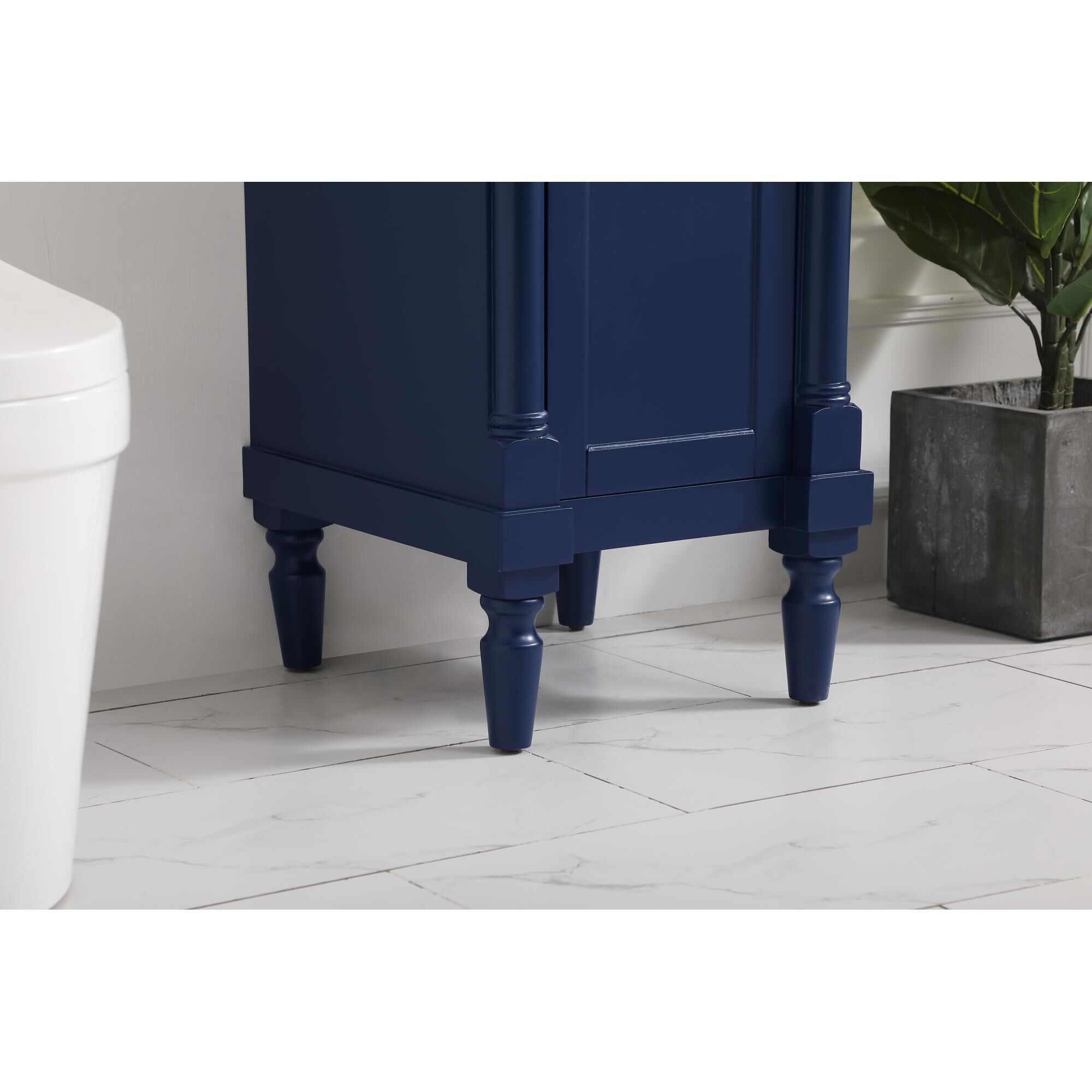 Shown in Blue finish