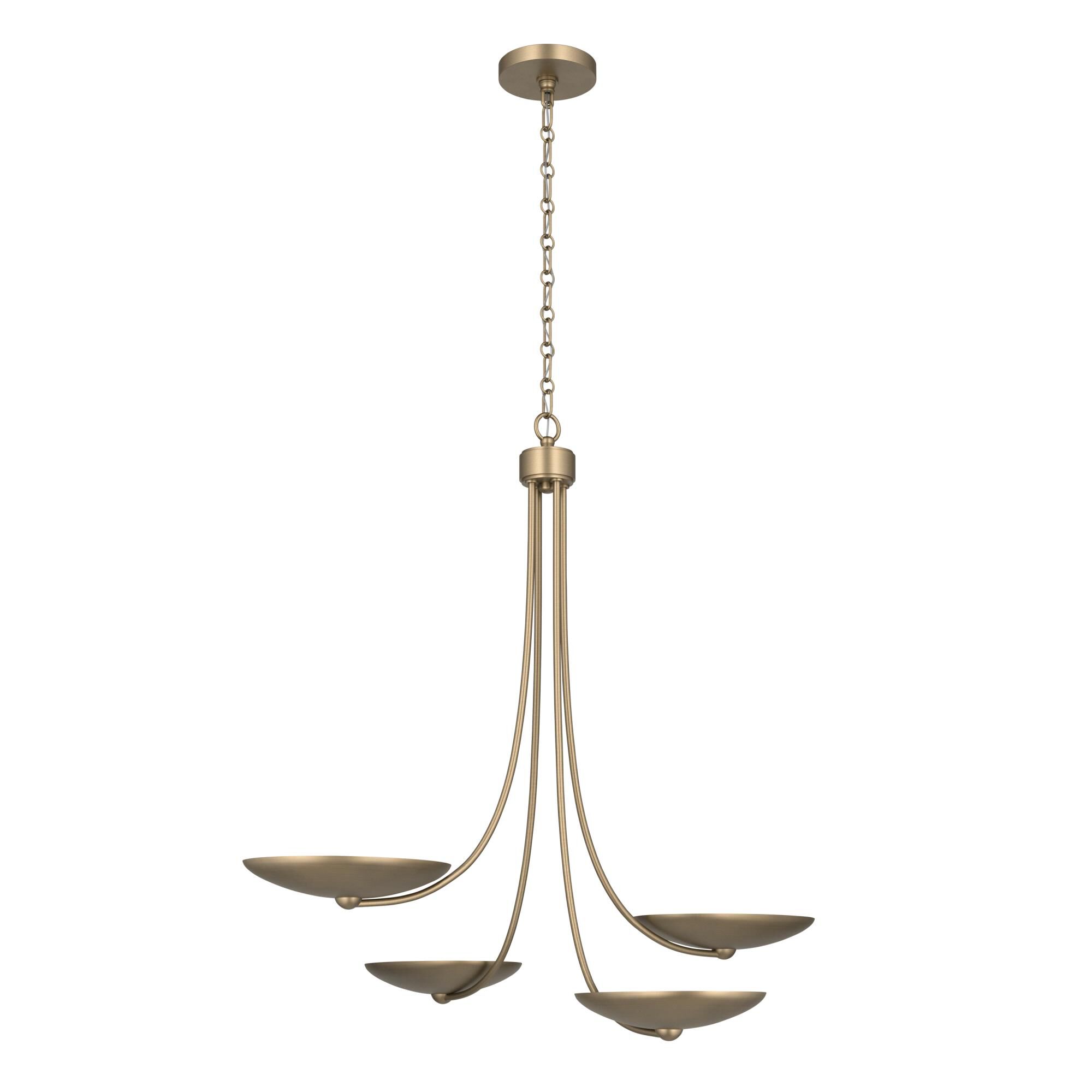 Shown in Champagne Bronze finish and Champagne Bronze shade