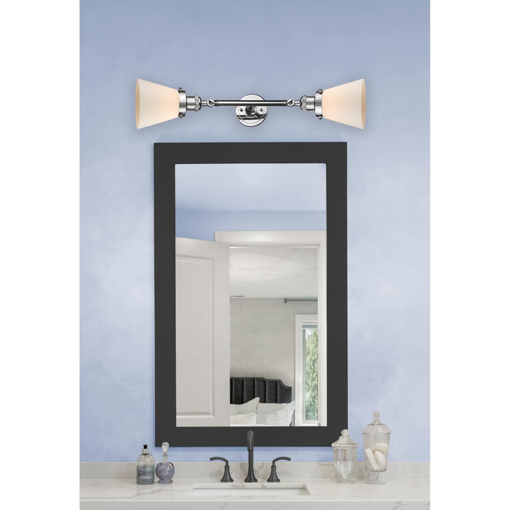 Bruno Marashlian Small Cone 23 Inch 2 Light Bath Vanity Light by Innovations Lighting