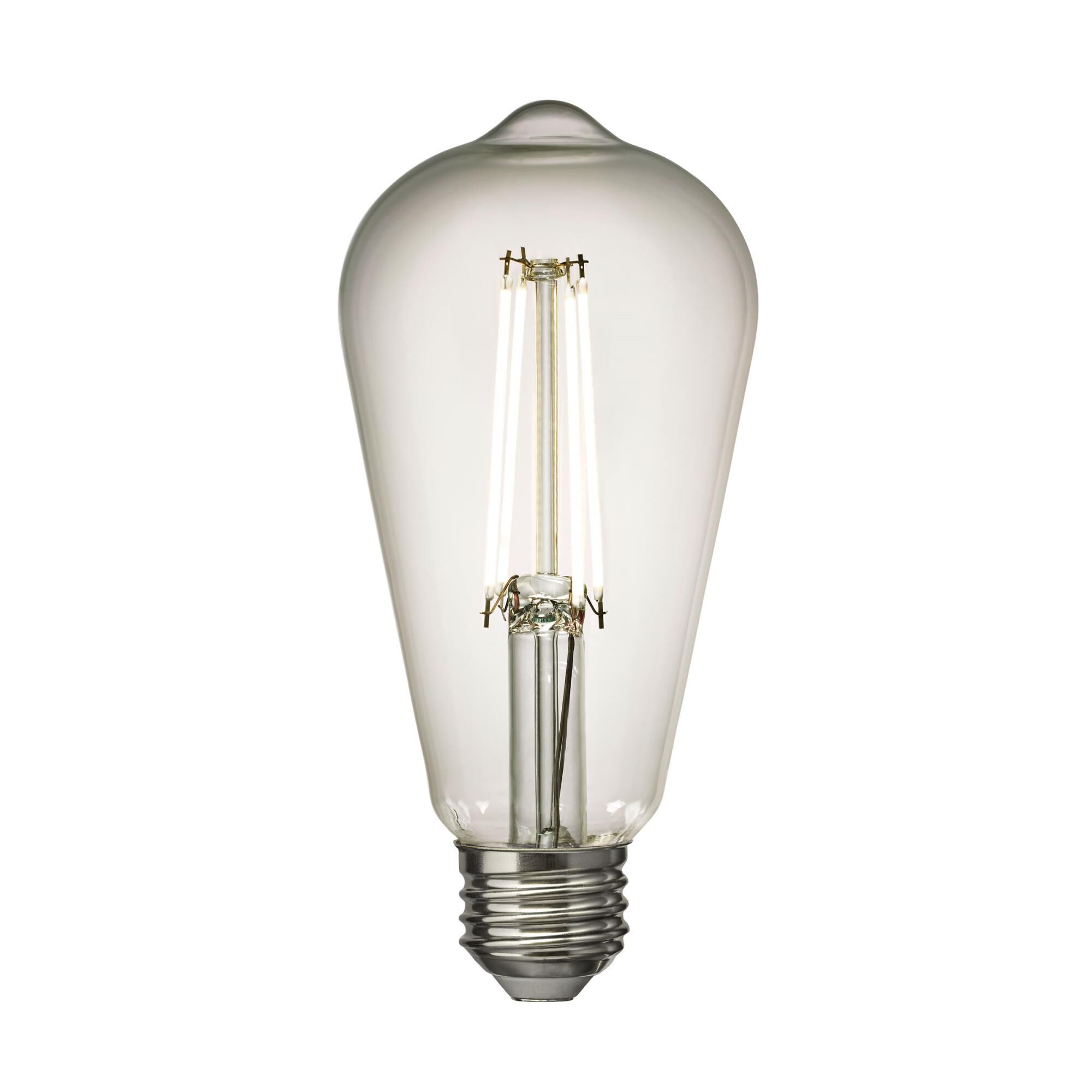 Dimmable 7.5 Watt 3000K ST19 LED Light Bulb by Visual Comfort Studio Collection