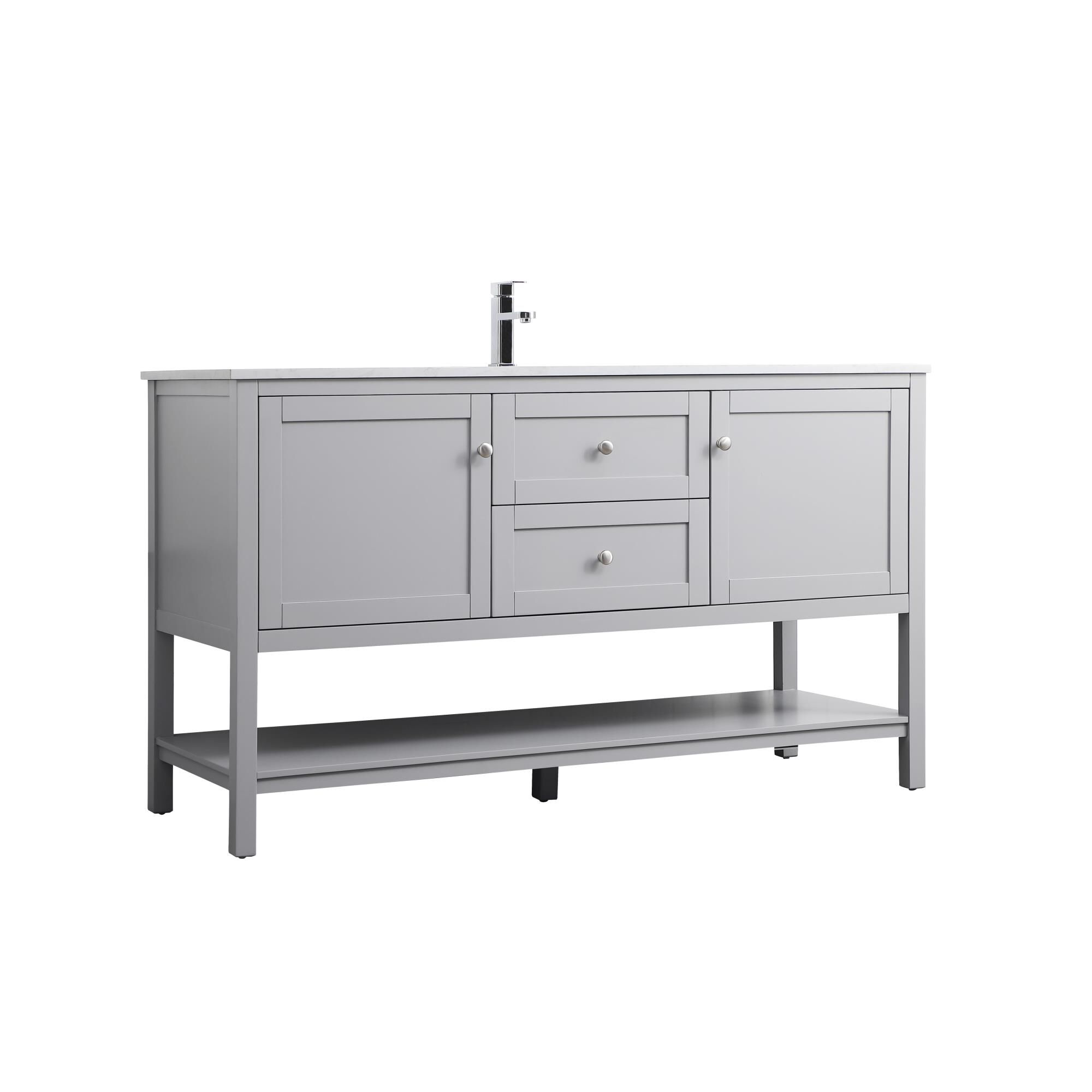 Shown in Grey finish