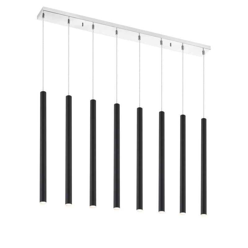Forest 44 Inch 8 Light LED Linear Suspension Light by Z-Lite