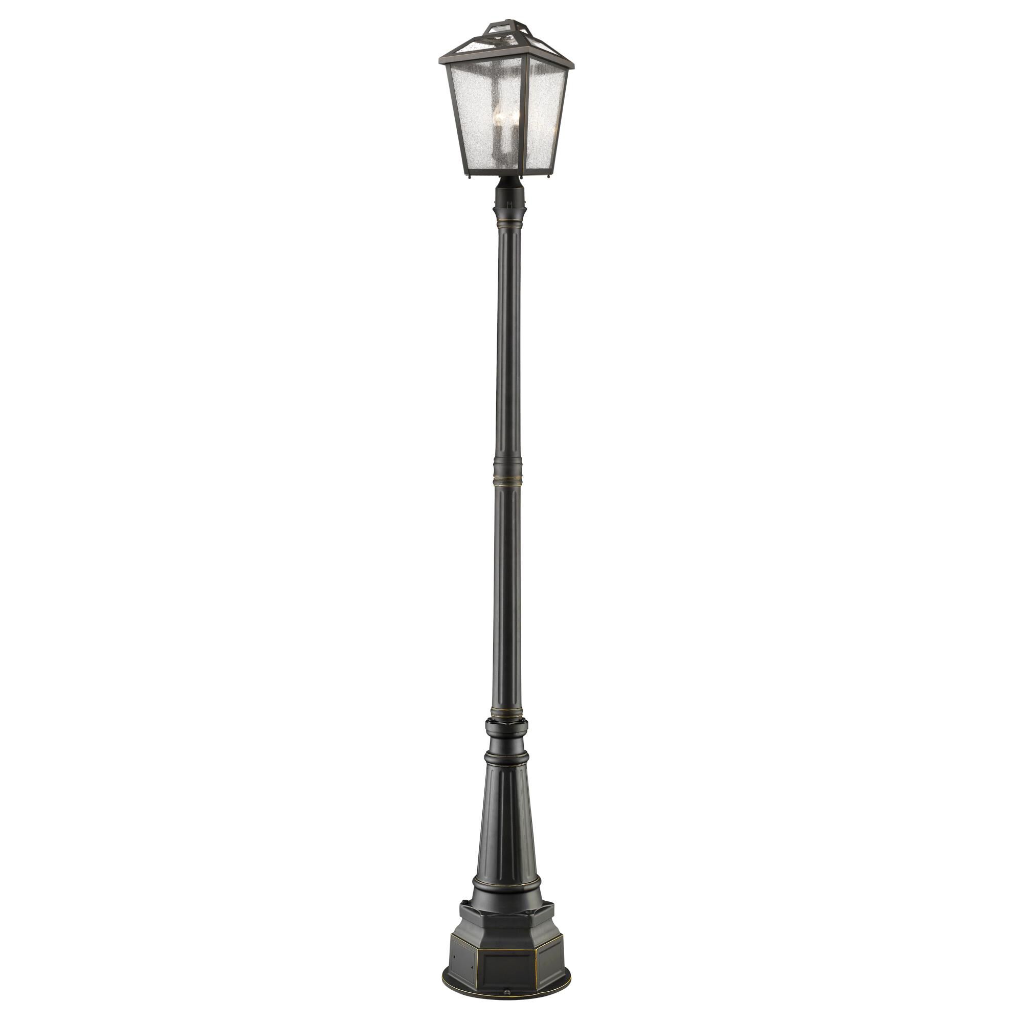Bayland 104 Inch Tall 3 Light Outdoor Post Lamp by Z-Lite