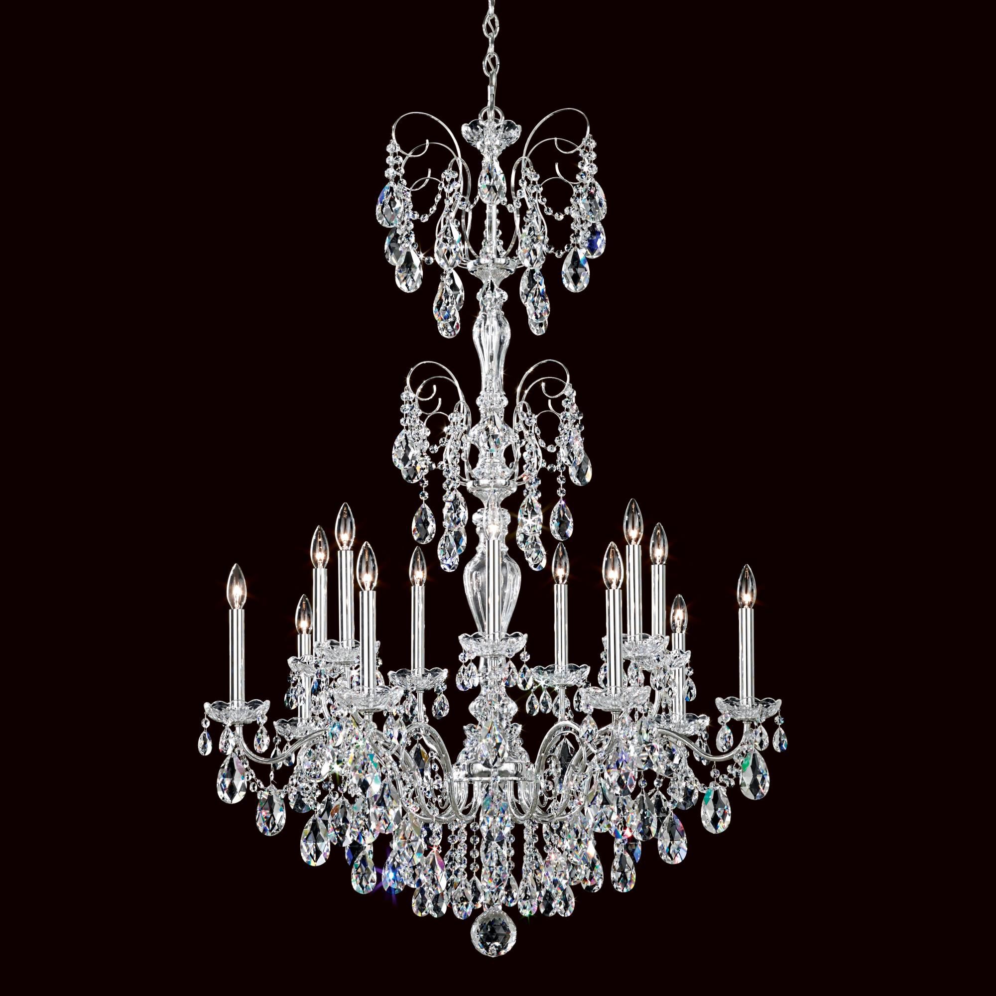 Sonatina 35 Inch 14 Light Chandelier by Schonbek