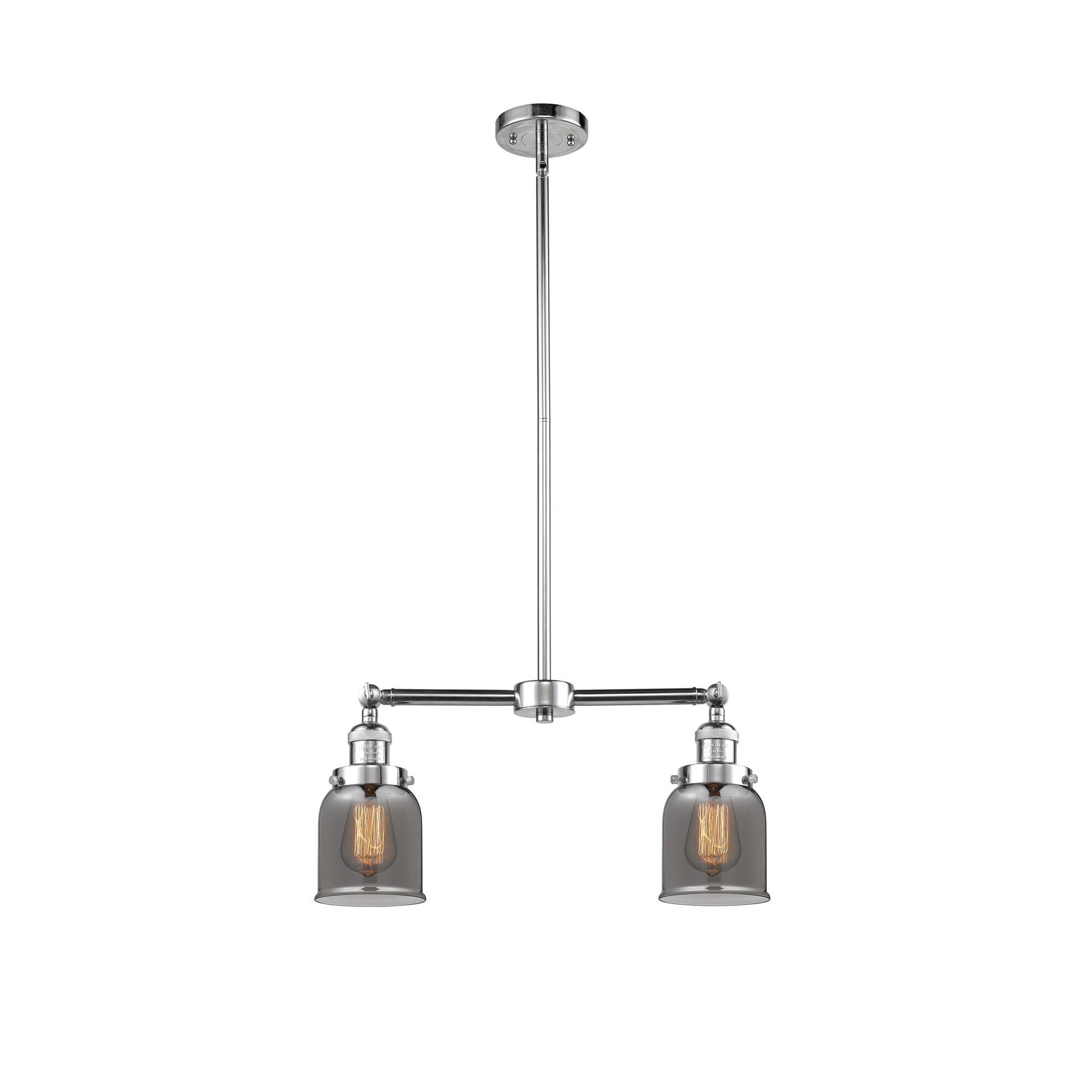 Shown in Polished Chrome finish and Plated Smoked glass
