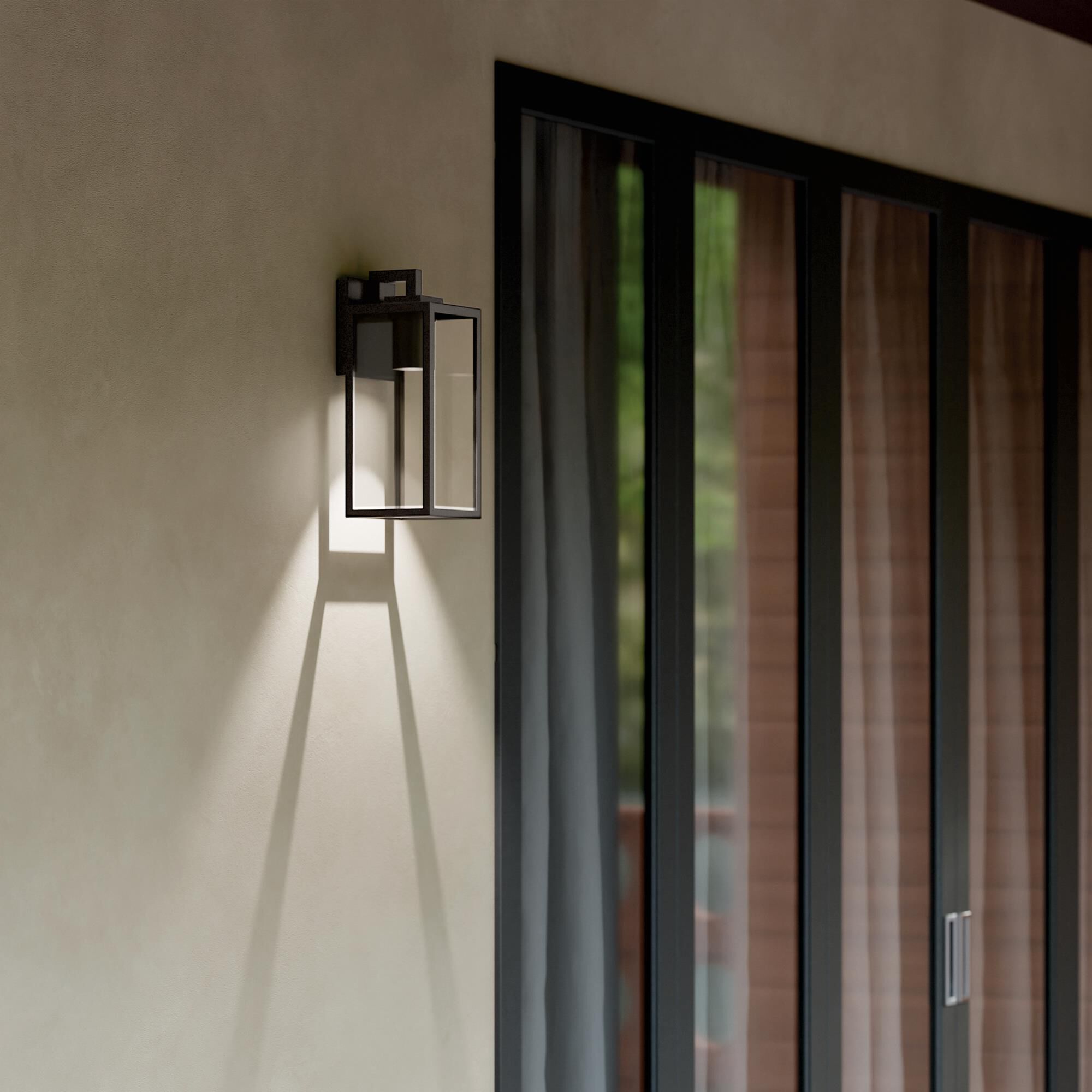 Shown in Olde Bronze finish and Clear glass and Metal shade