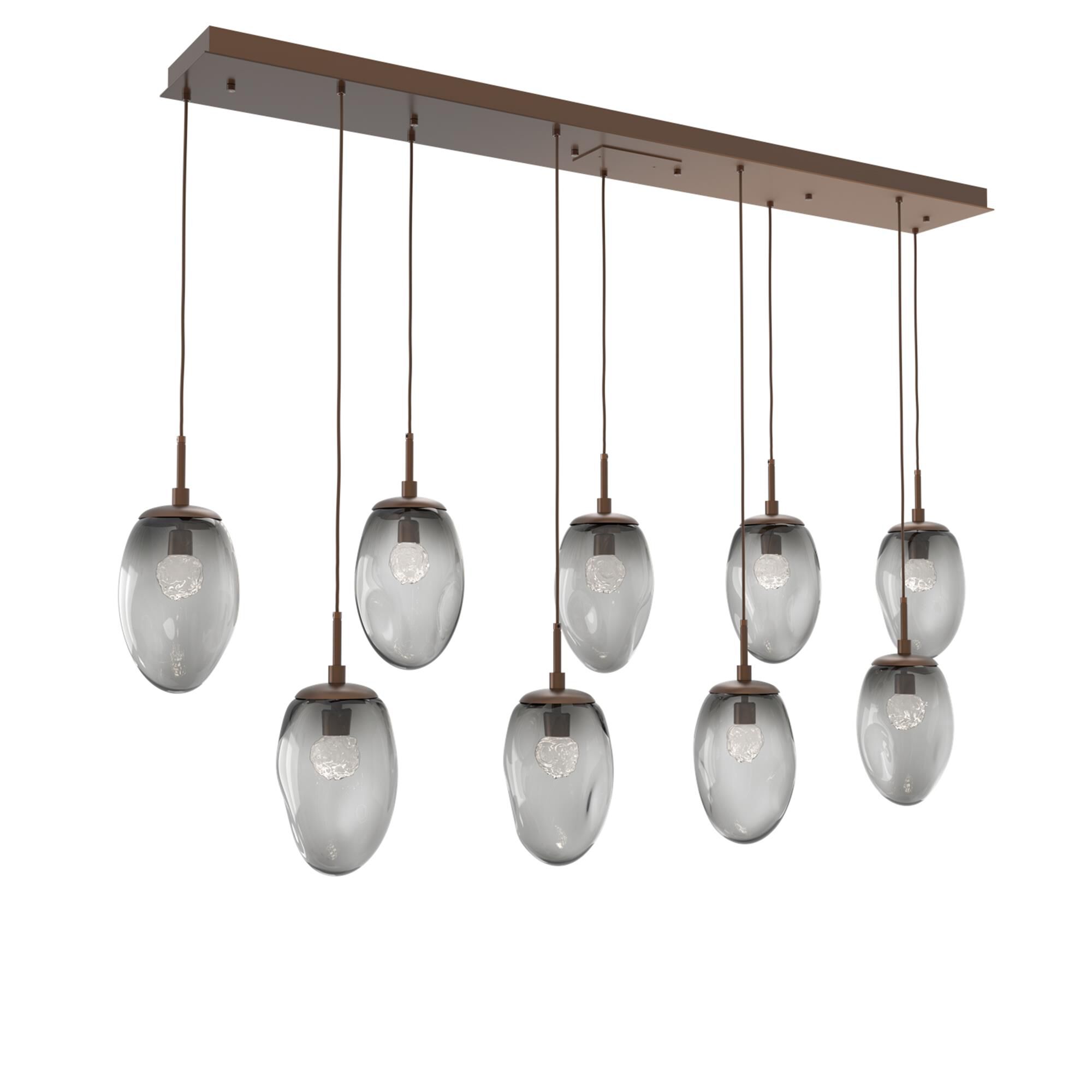 Levi Wilson Nebula 70 Inch 9 Light LED Linear Suspension Light by Hammerton Studio