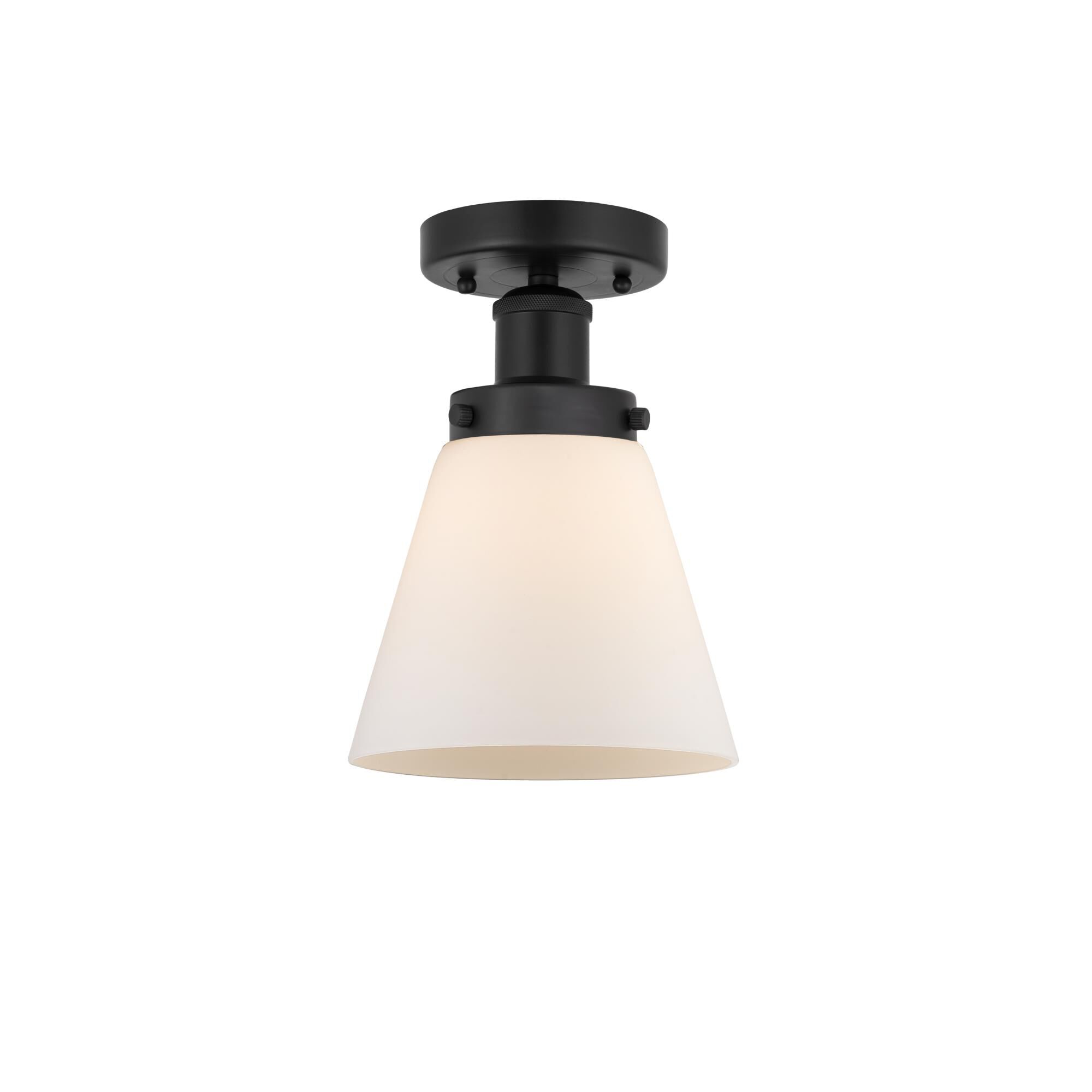 Bruno Marashlian Cone 6 Inch 1 Light Semi Flush Mount by Innovations Lighting