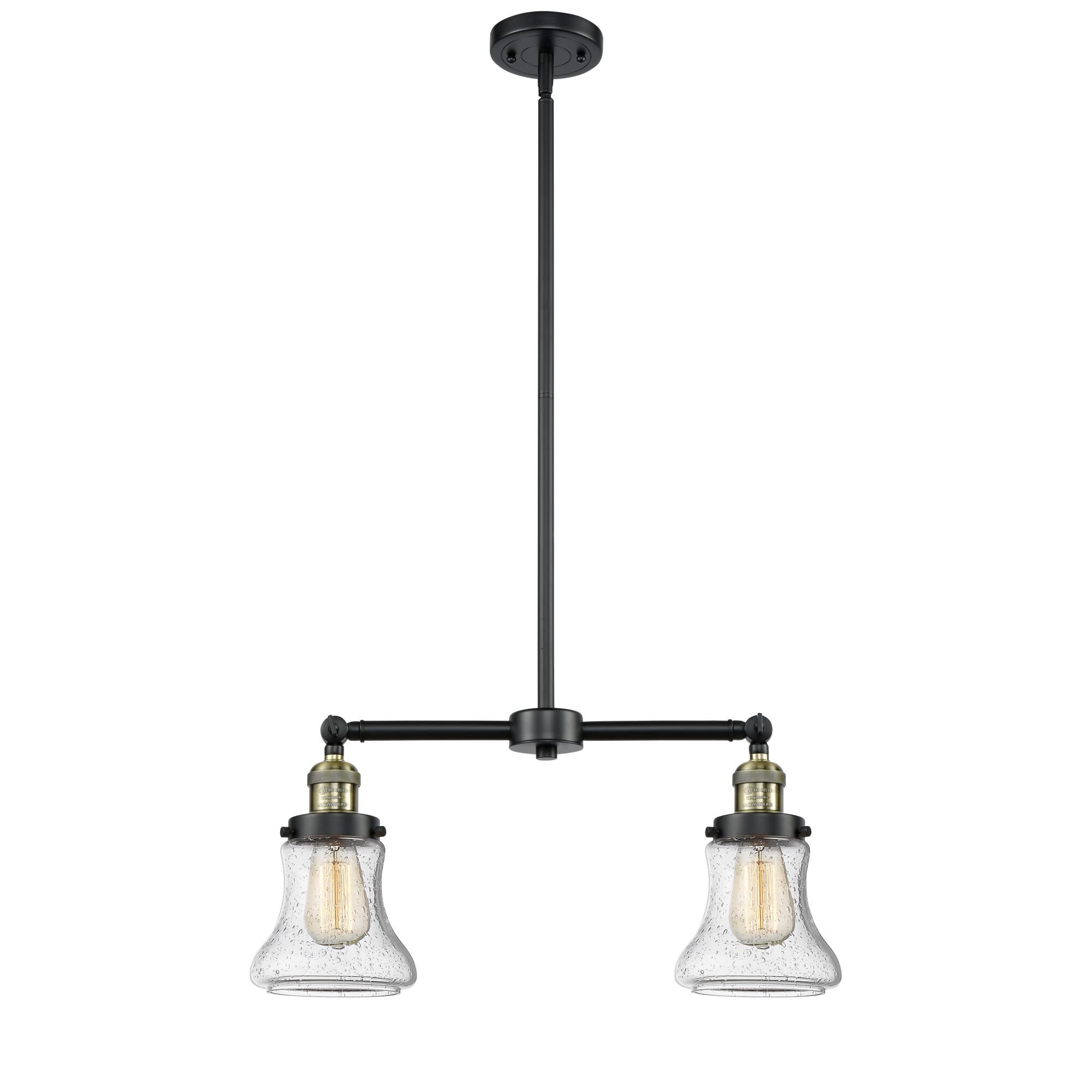 Bruno Marashlian Bellmont 21 Inch 2 Light Mini Chandelier by Innovations Lighting