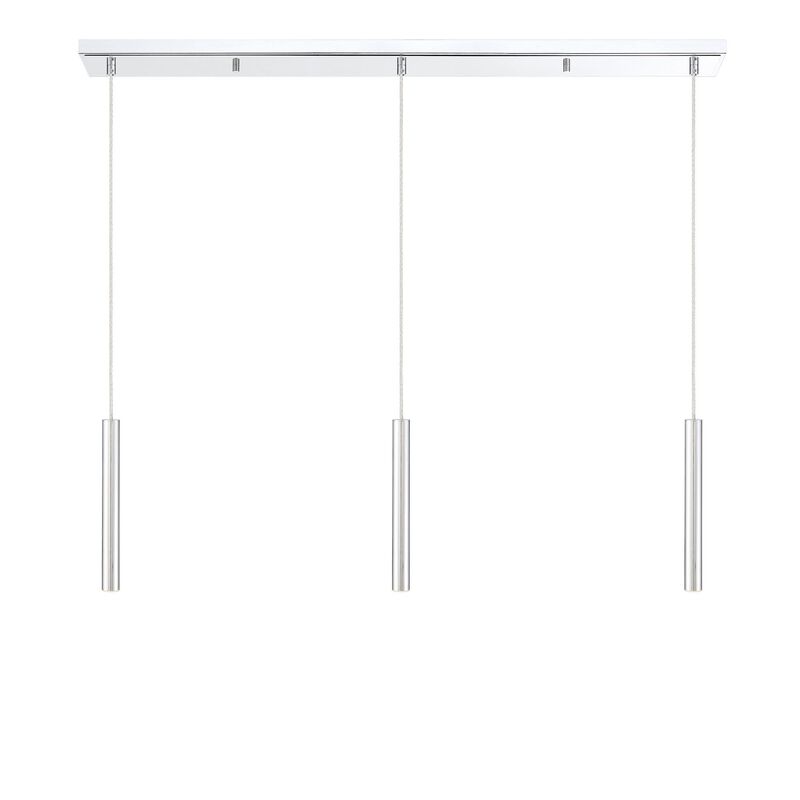 Forest 46 Inch 3 Light LED Linear Suspension Light by Z-Lite