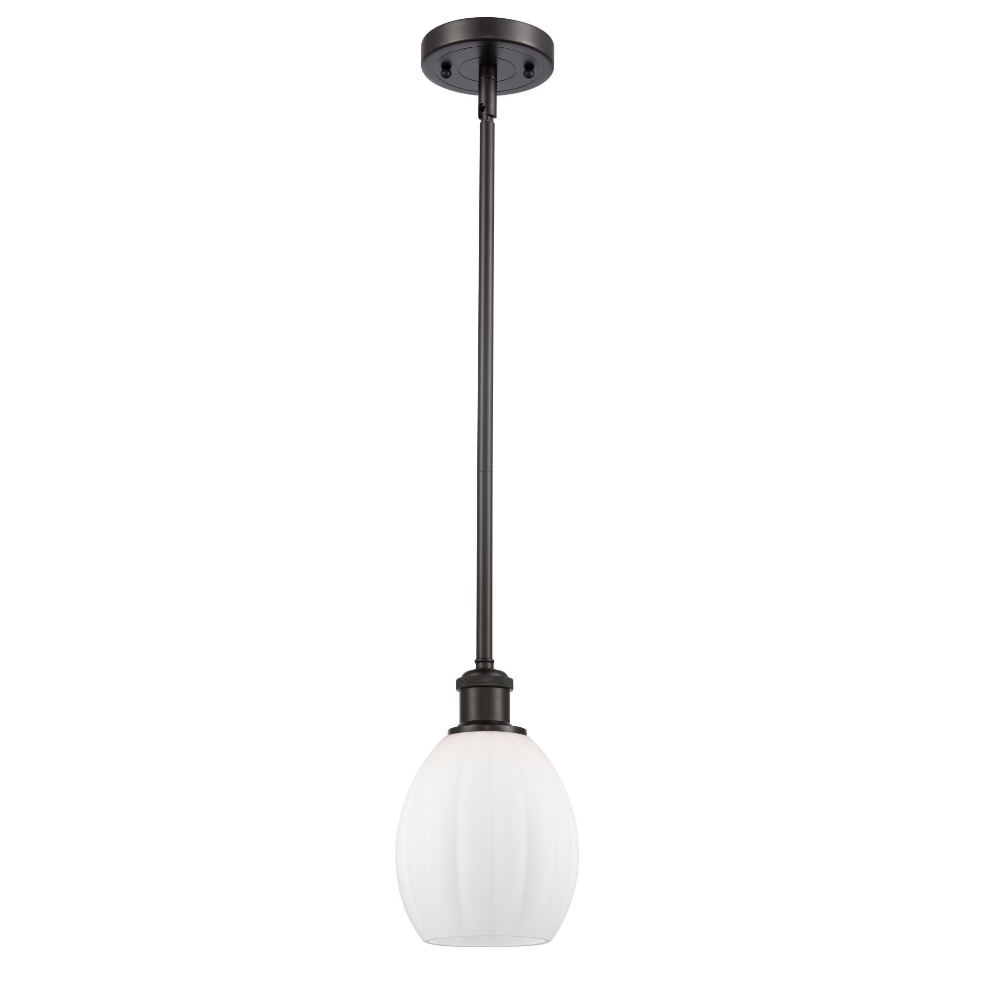 Shown in Oil Rubbed Bronze finish and Matte White - Sphere glass