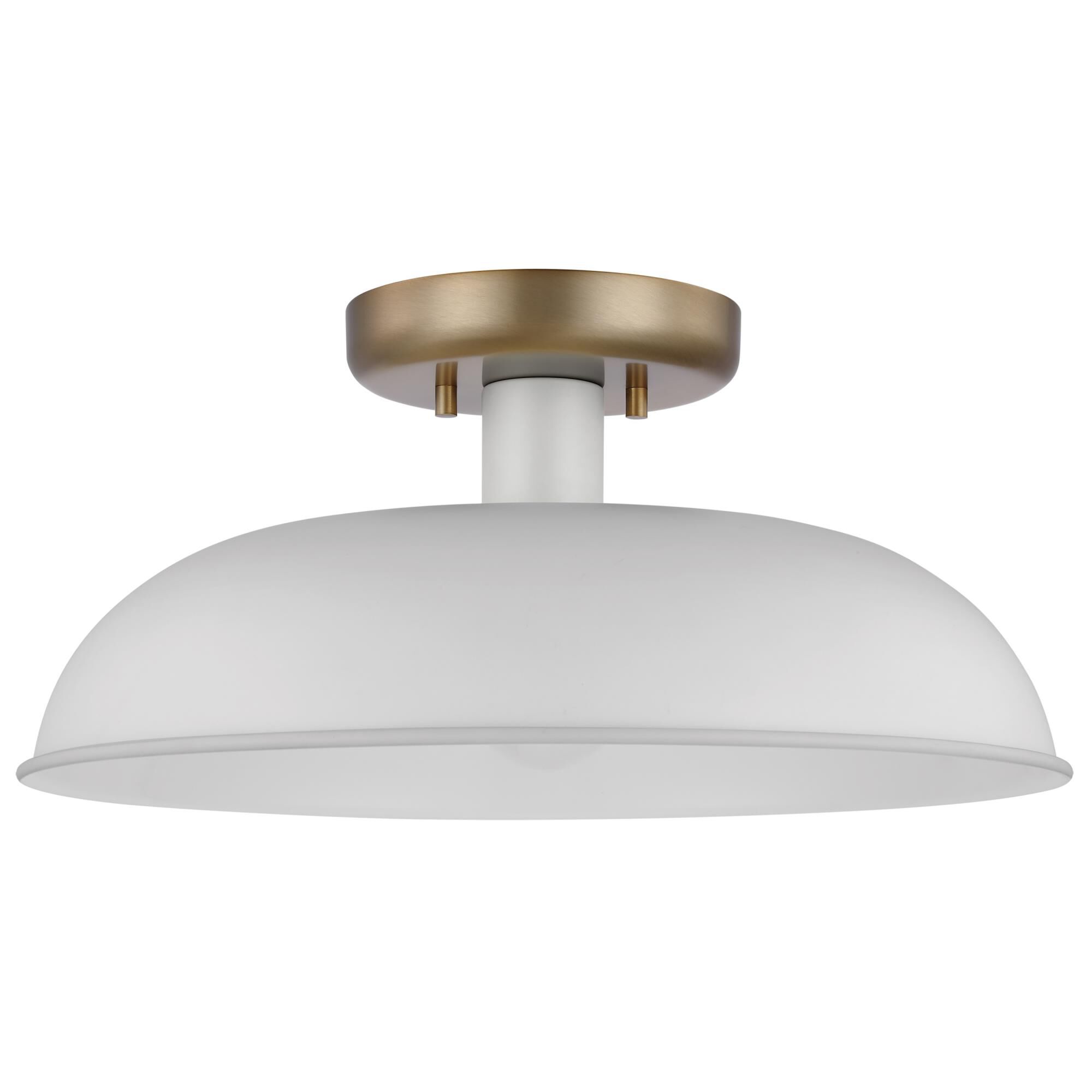 Colony 15 Inch 1 Light Semi Flush Mount by Nuvo Lighting