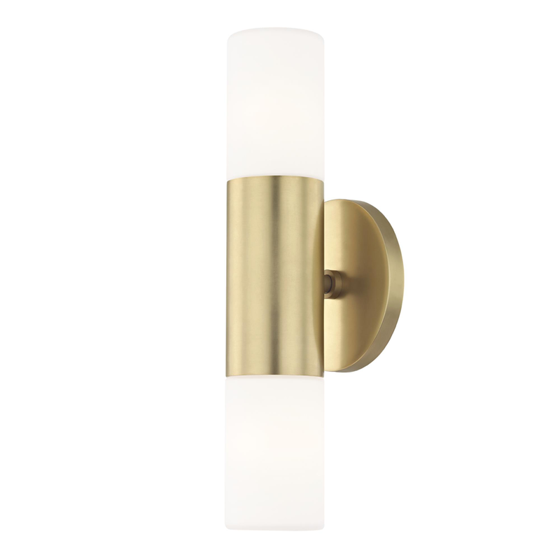 Lola 13 Inch 2 Light Wall Sconce by Mitzi