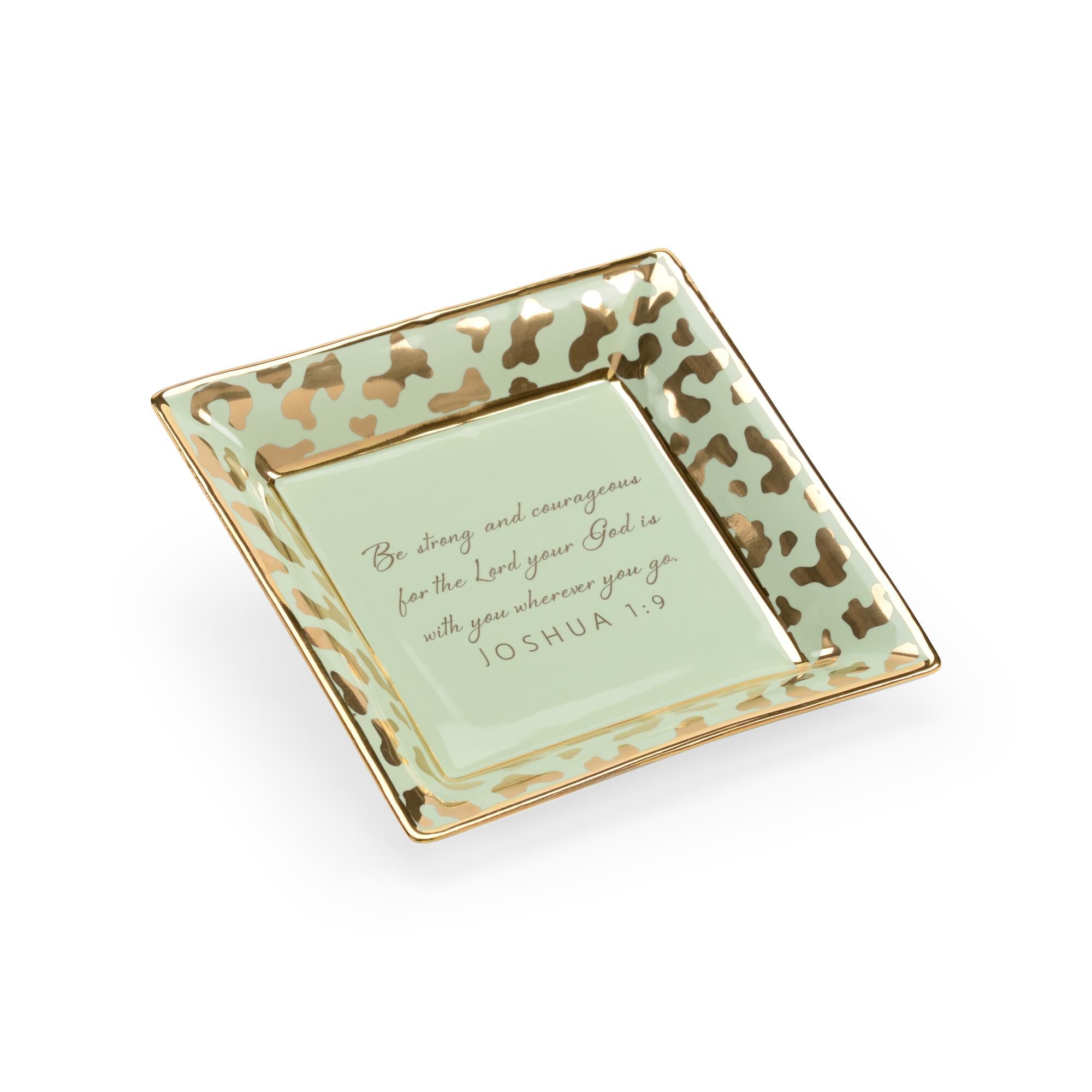 Shown in Light Green Glaze/Metallic Gold finish