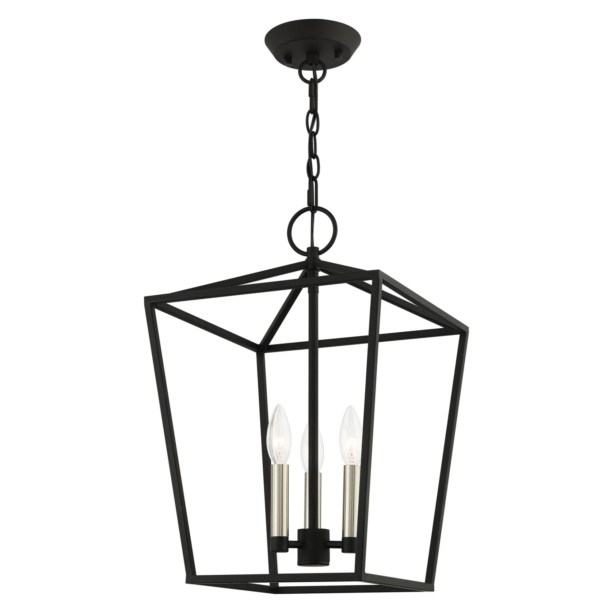 Shown in Black finish and Black Metal Shade glass and Black Metal shade