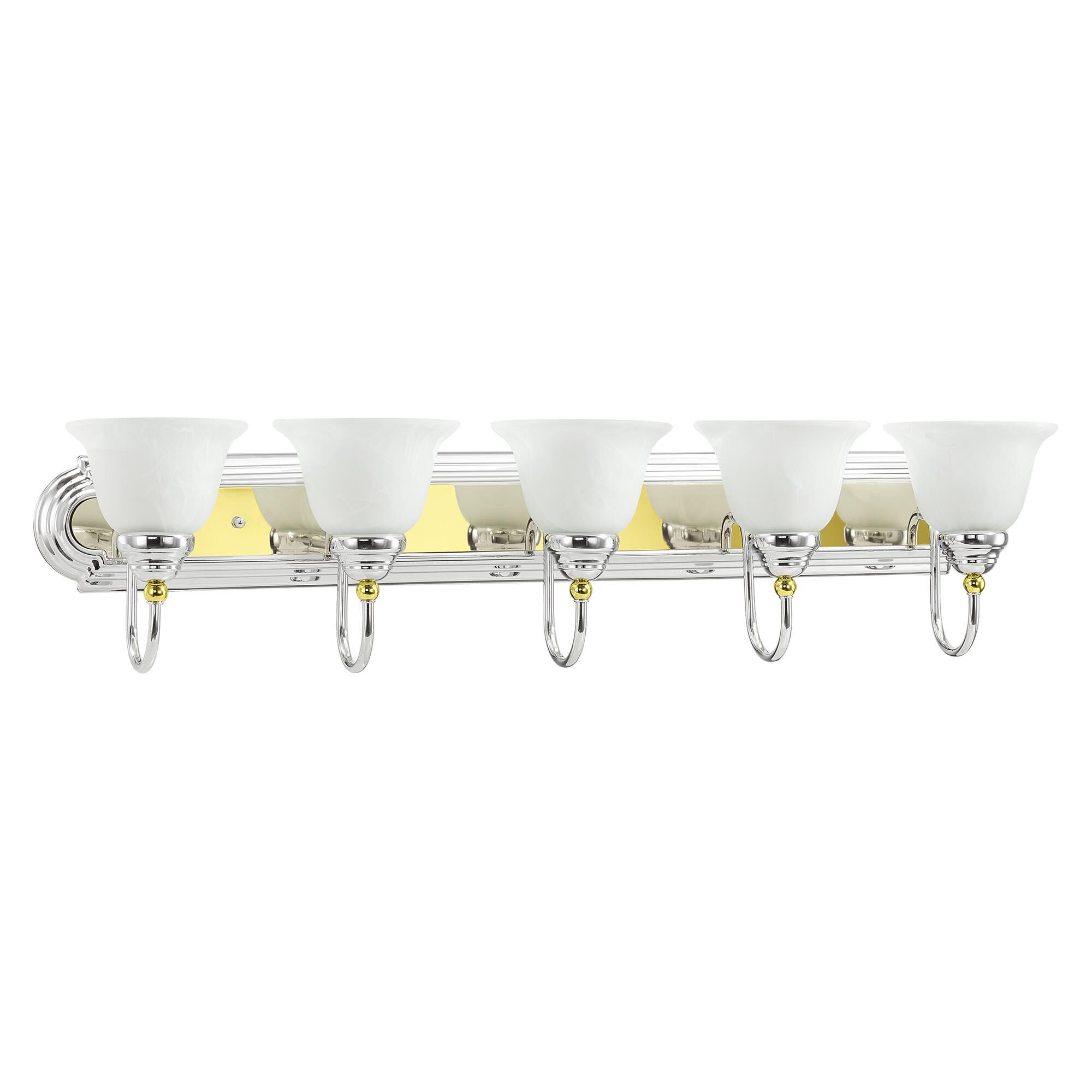 Belmont 36 Inch 5 Light Bath Vanity Light by Livex Lighting