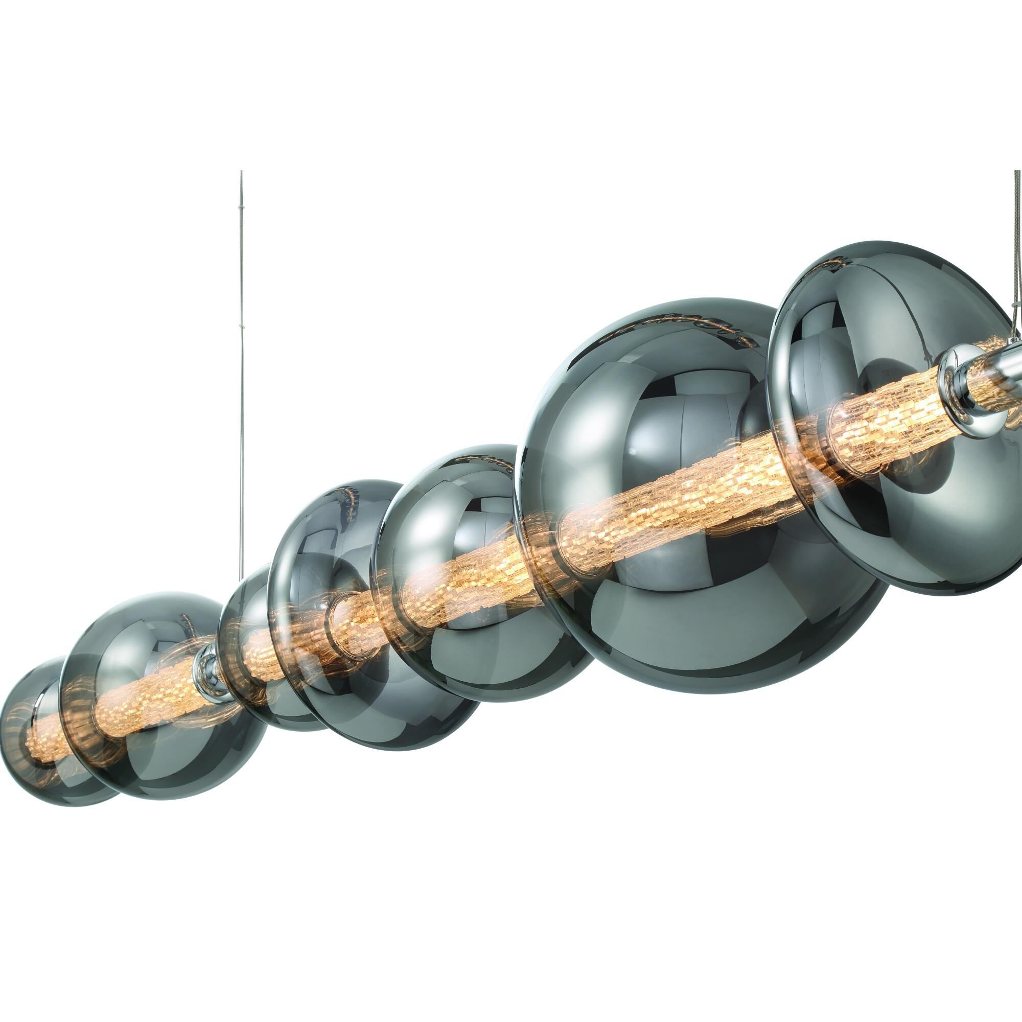 Atomo Large Linear Chandelier,
