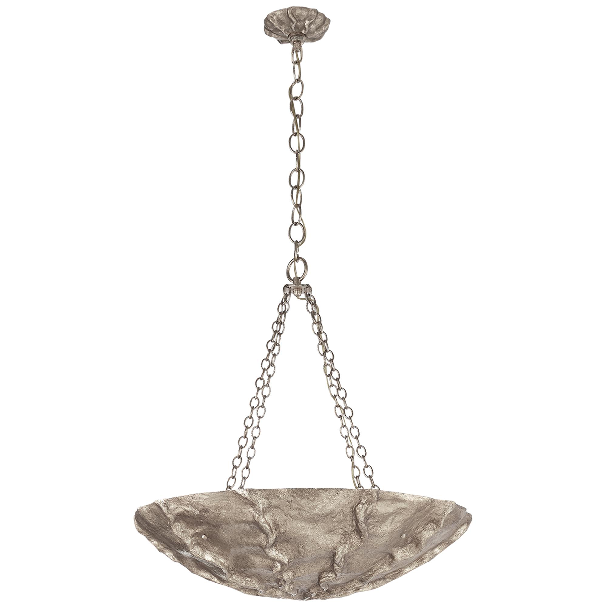 Shown in Burnished Silver Leaf finish