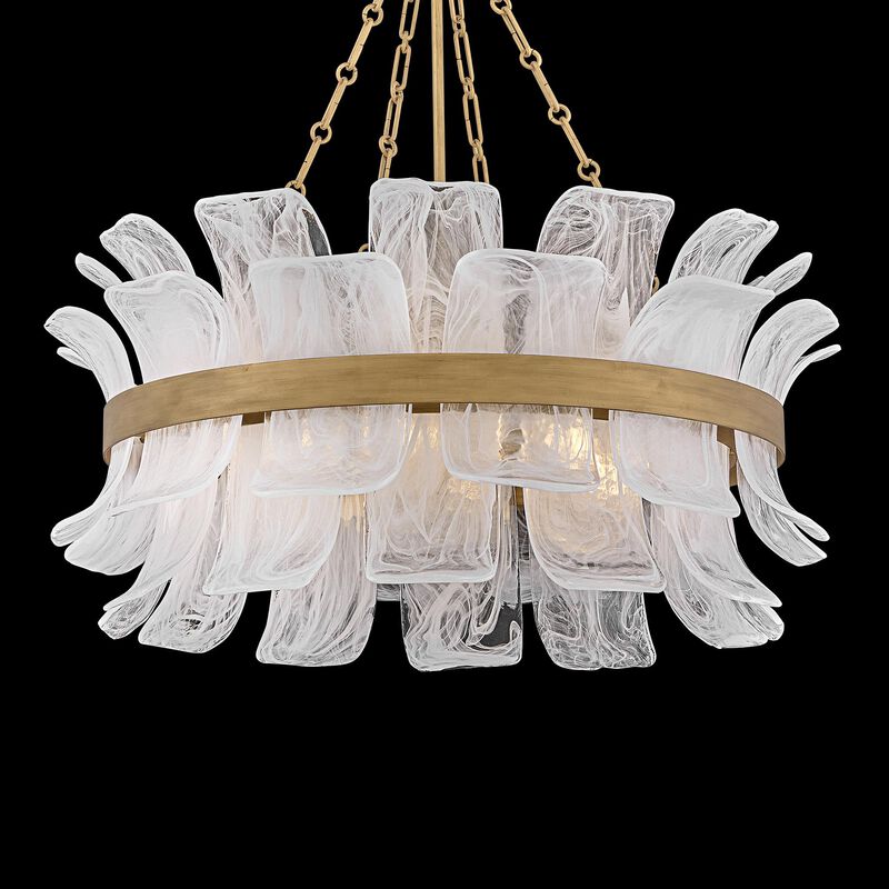 Fleur 34 Inch Chandelier by Fredrick Ramond