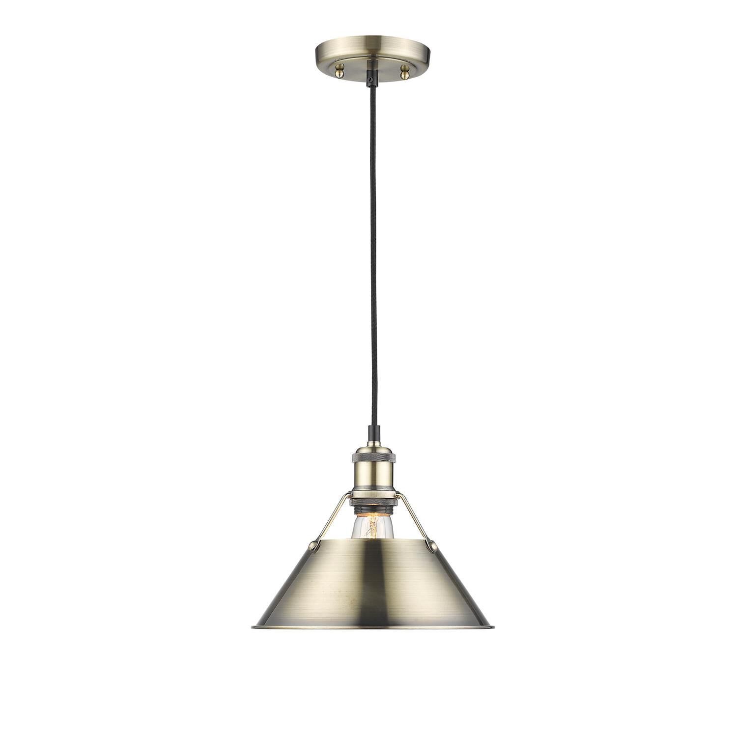 Orwell 10 Inch Mini Pendant by Golden Lighting