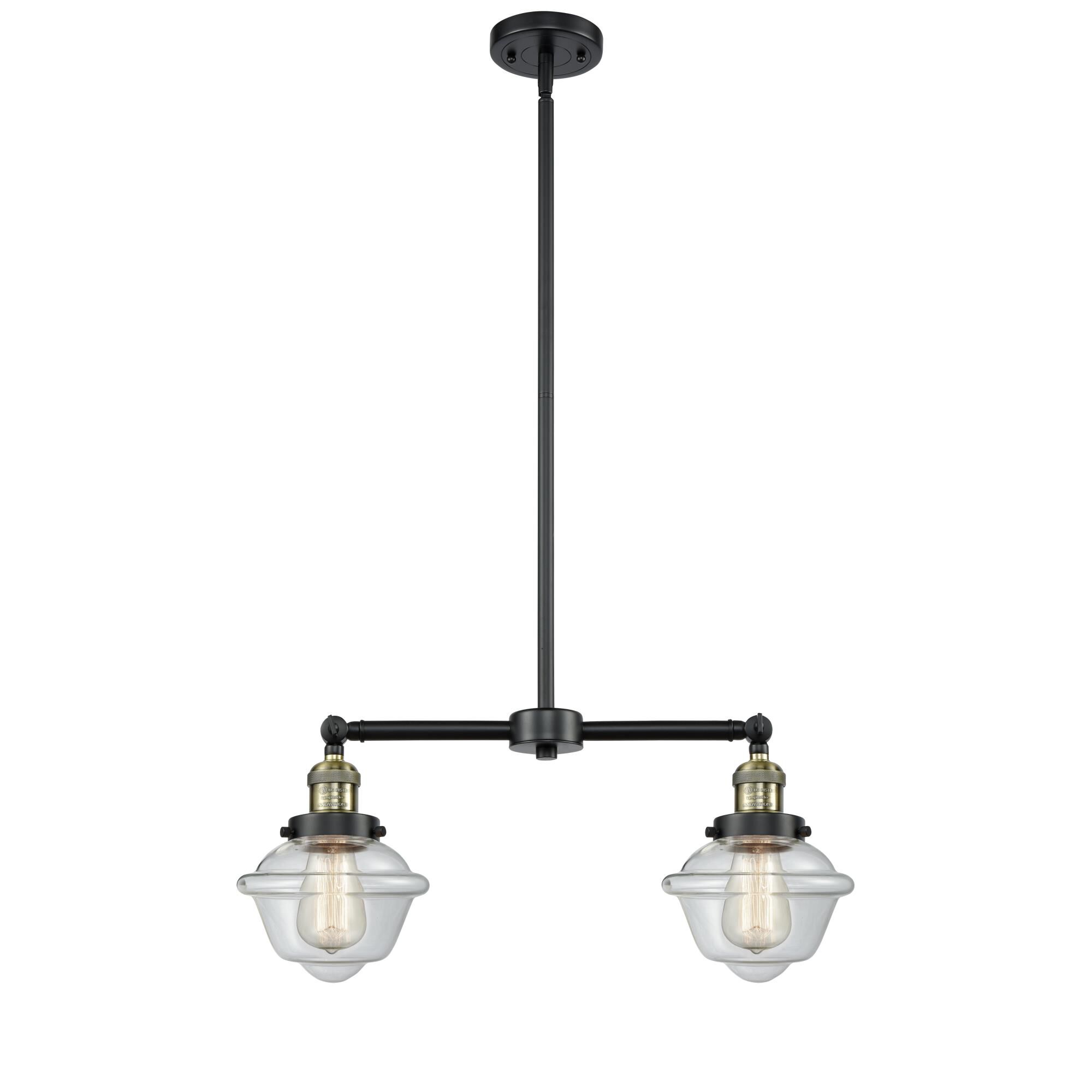 Bruno Marashlian Small Oxford 24 Inch 2 Light Chandelier by Innovations Lighting