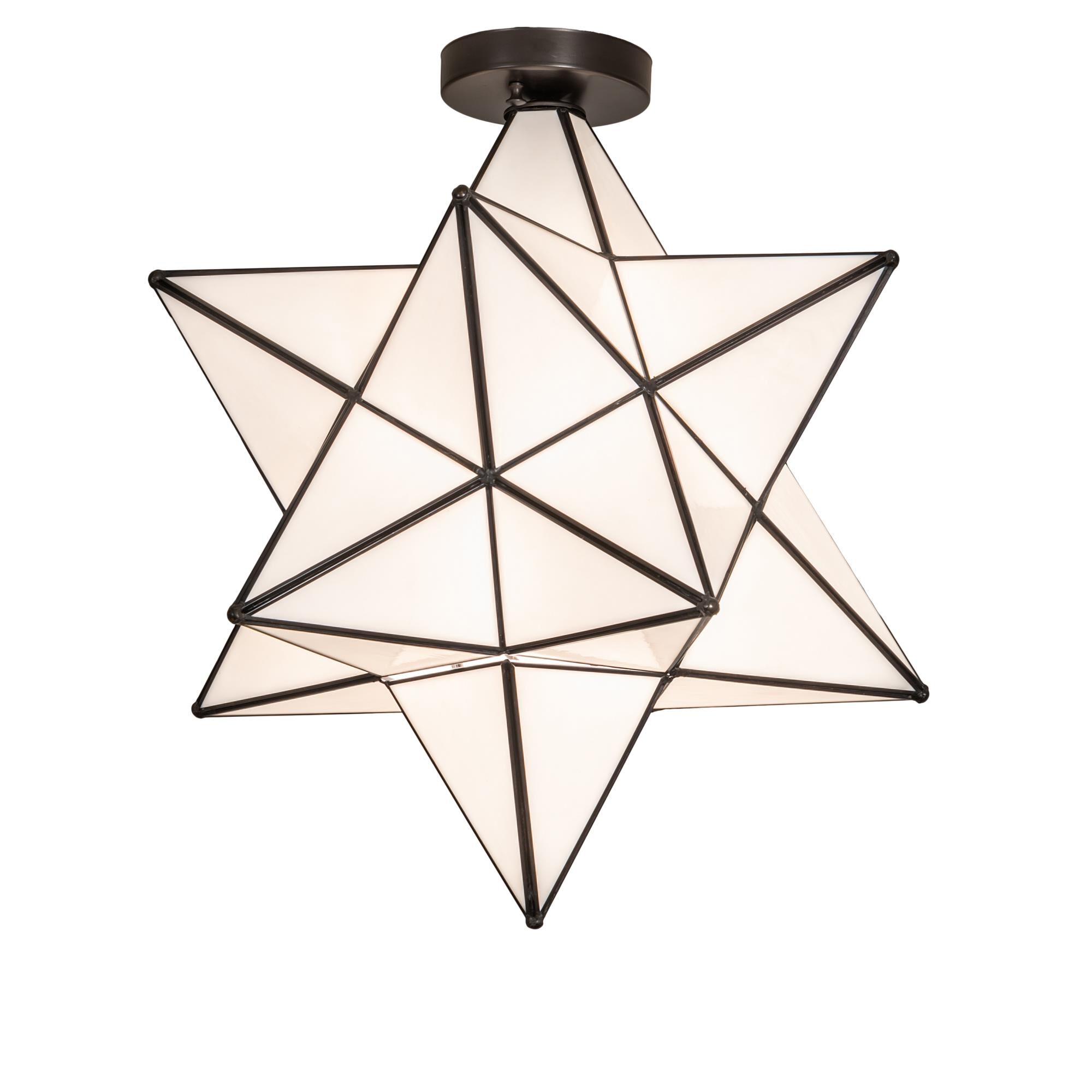 Moravian Star 18 Inch 1 Light Flush Mount by Meyda Lighting