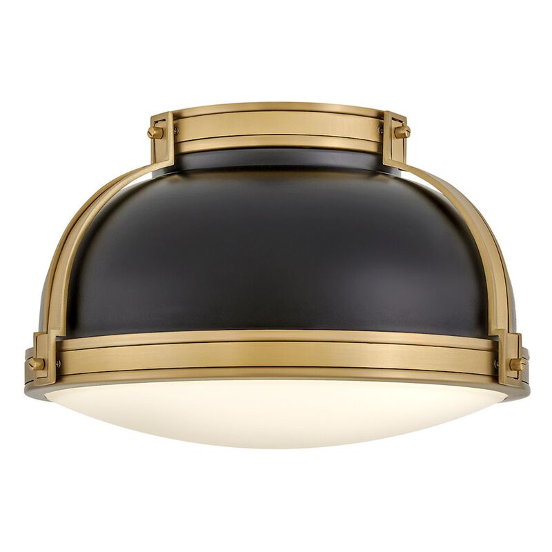 Barton 14 Inch 2 Light Flush Mount by Hinkley