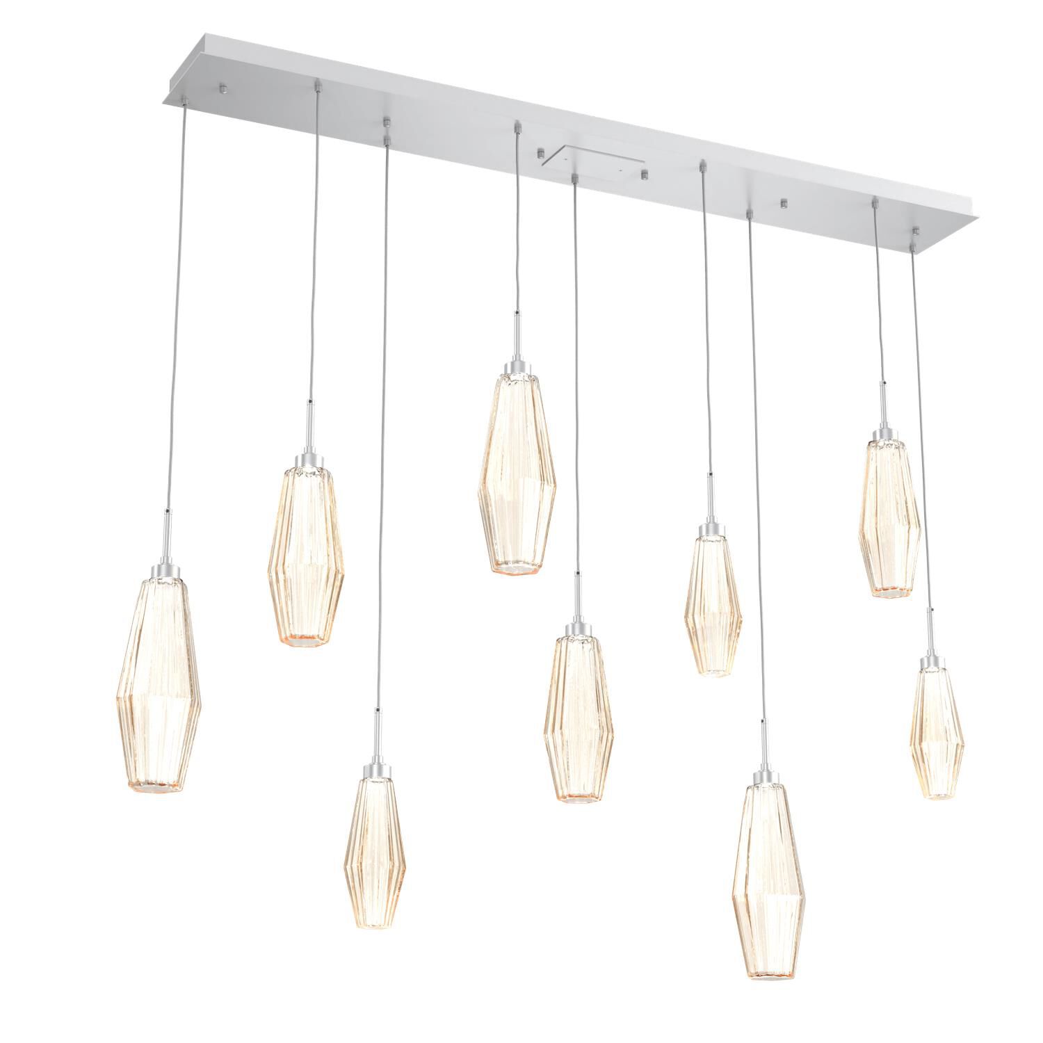 Aalto 64 Inch 9 Light LED Linear Suspension Light by Hammerton Studio