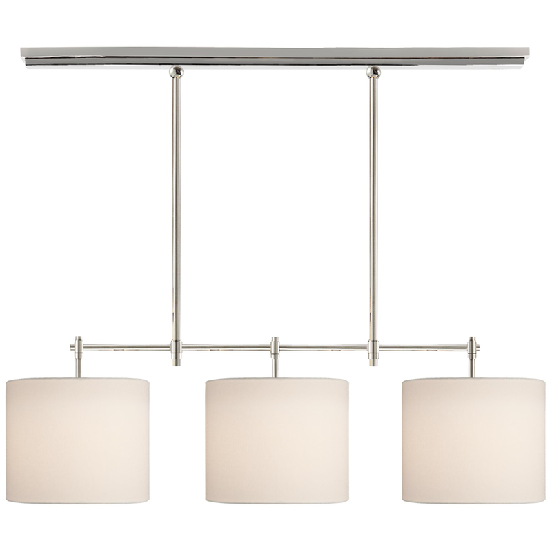 Thomas O'Brien Bryant 36 Inch 3 Light Linear Suspension Light by Visual Comfort Signature Collection