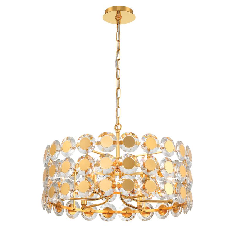 Perrene Medium Pendant Light by Eurofase Lighting