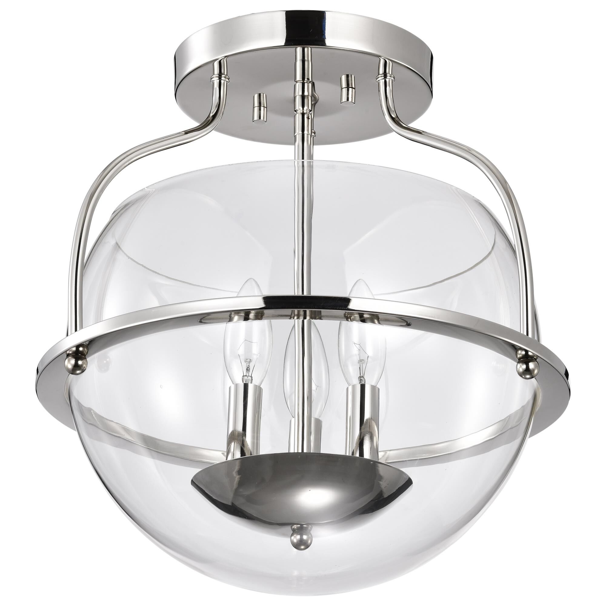 Amado 3 Light Flush Mount by Nuvo Lighting