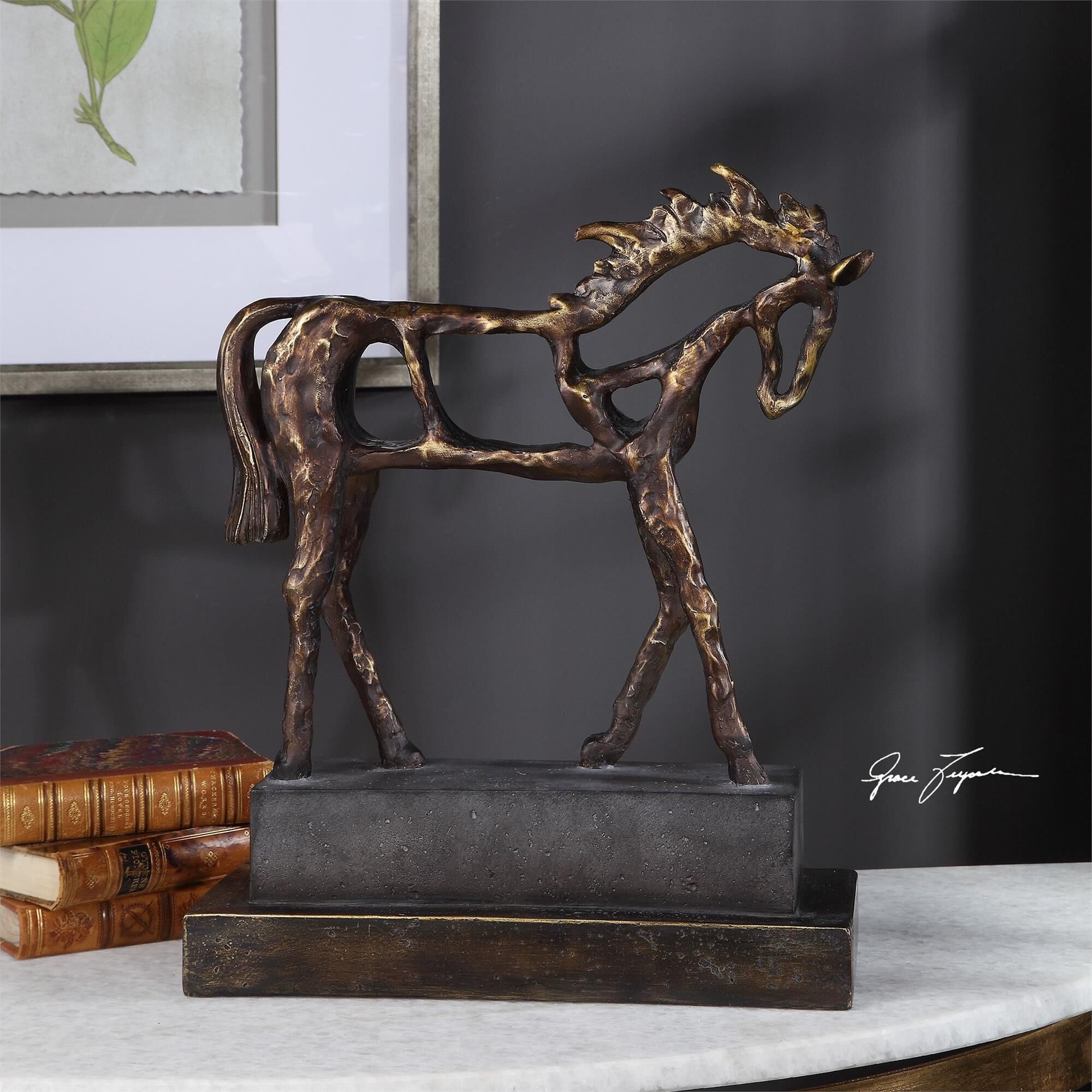 Titan Horse Figurine,