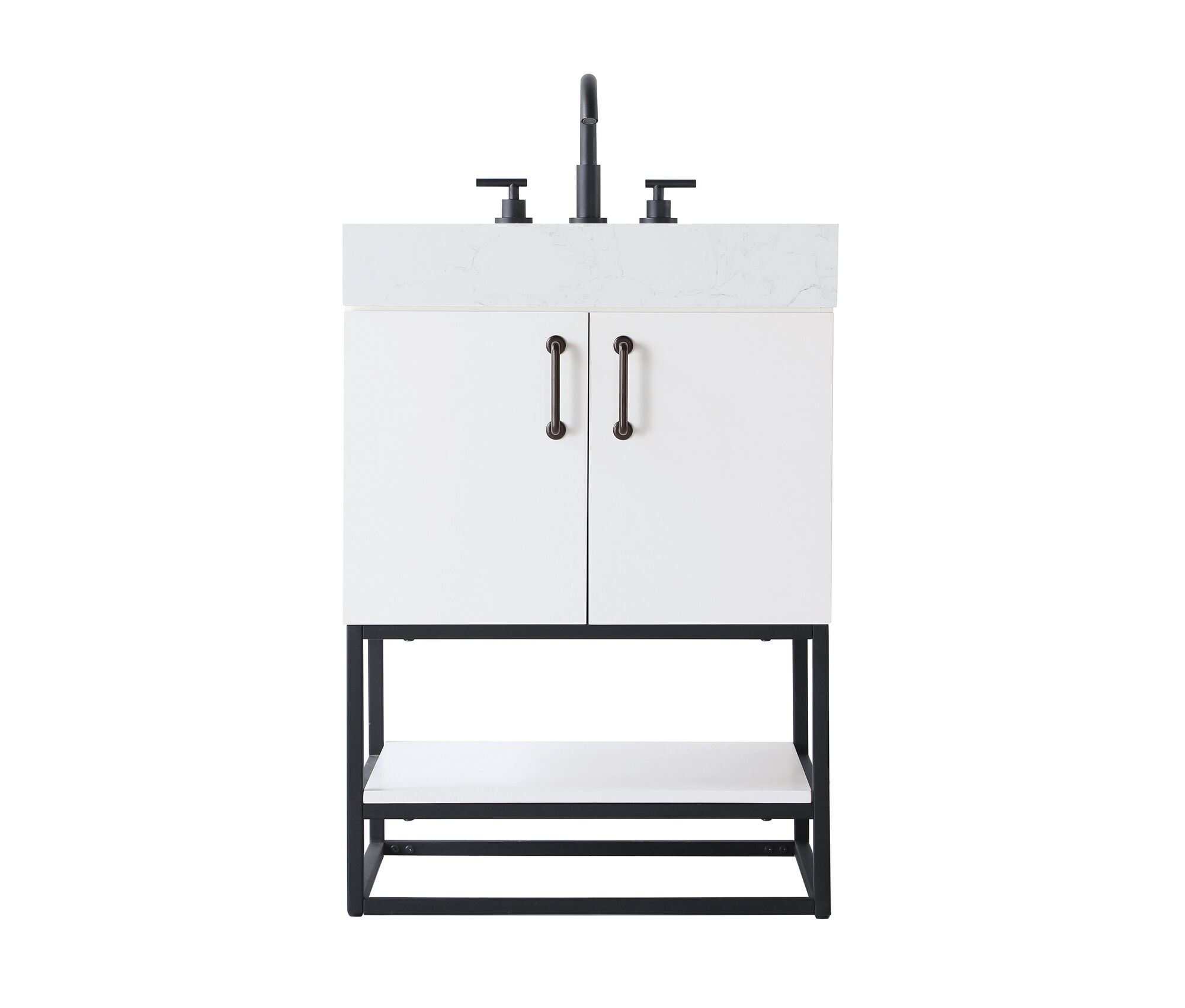 Shown in White finish