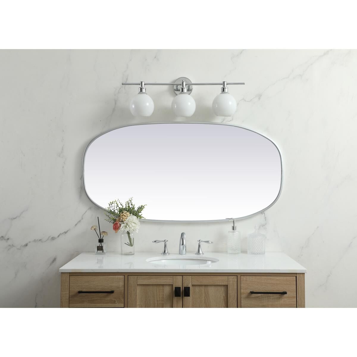 Brynn 48 Inch Decorative Mirror by Elegant Decor