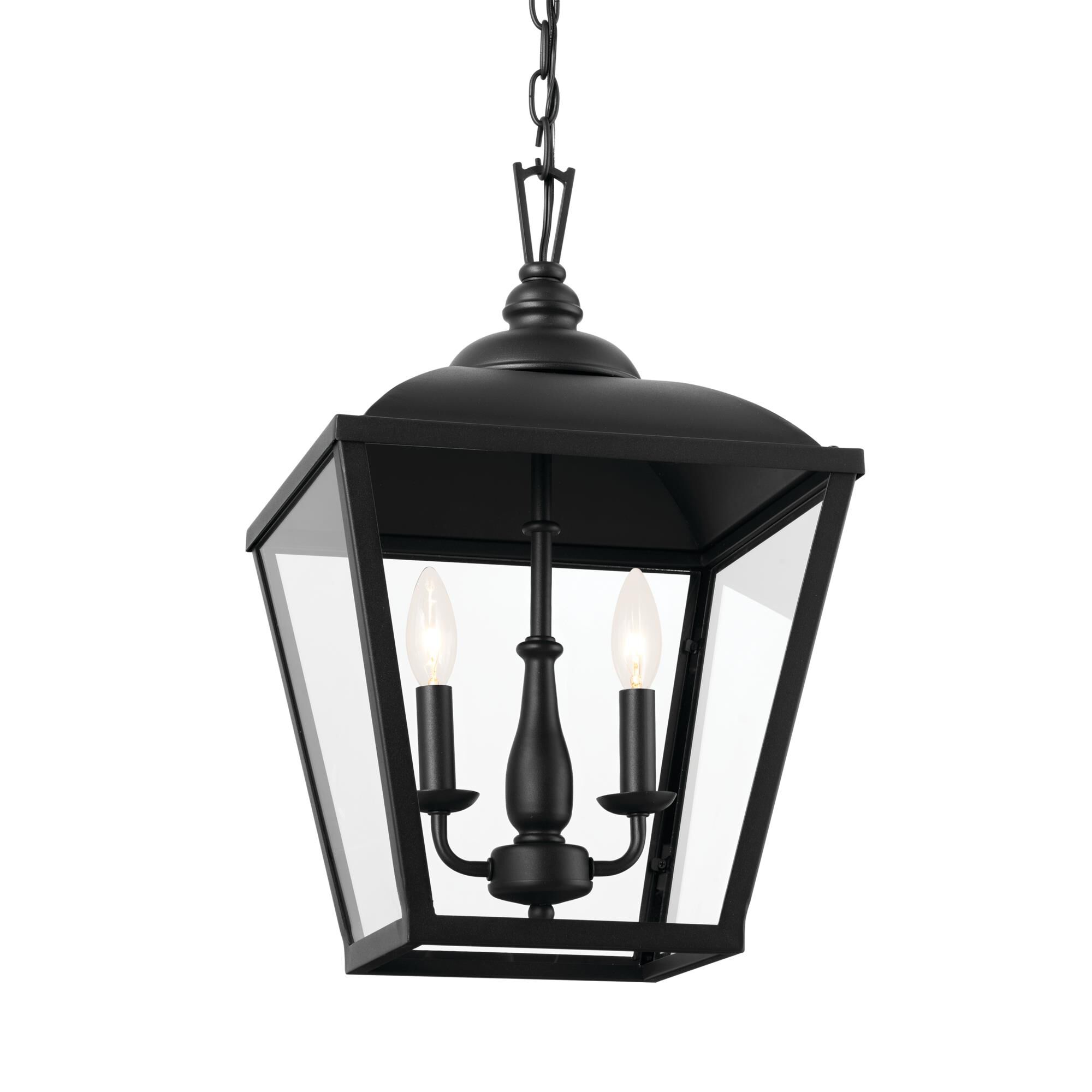 Shown in Textured Black finish and Transparent glass