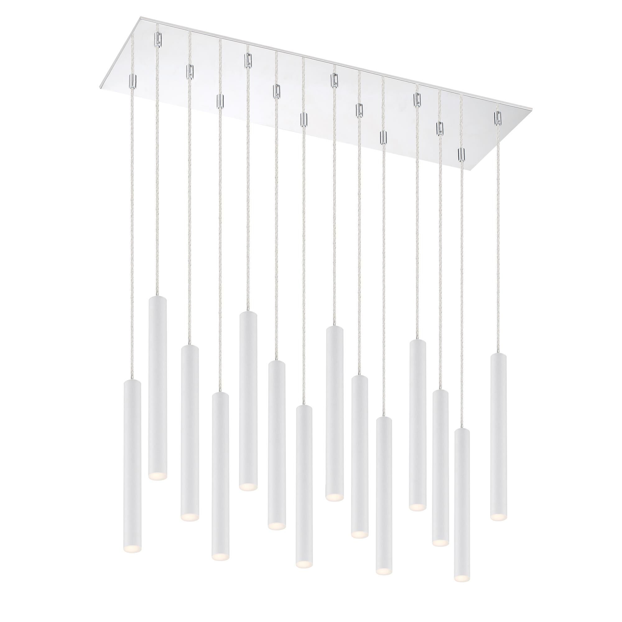 Shown in Chrome finish and Steel glass and Steel shade