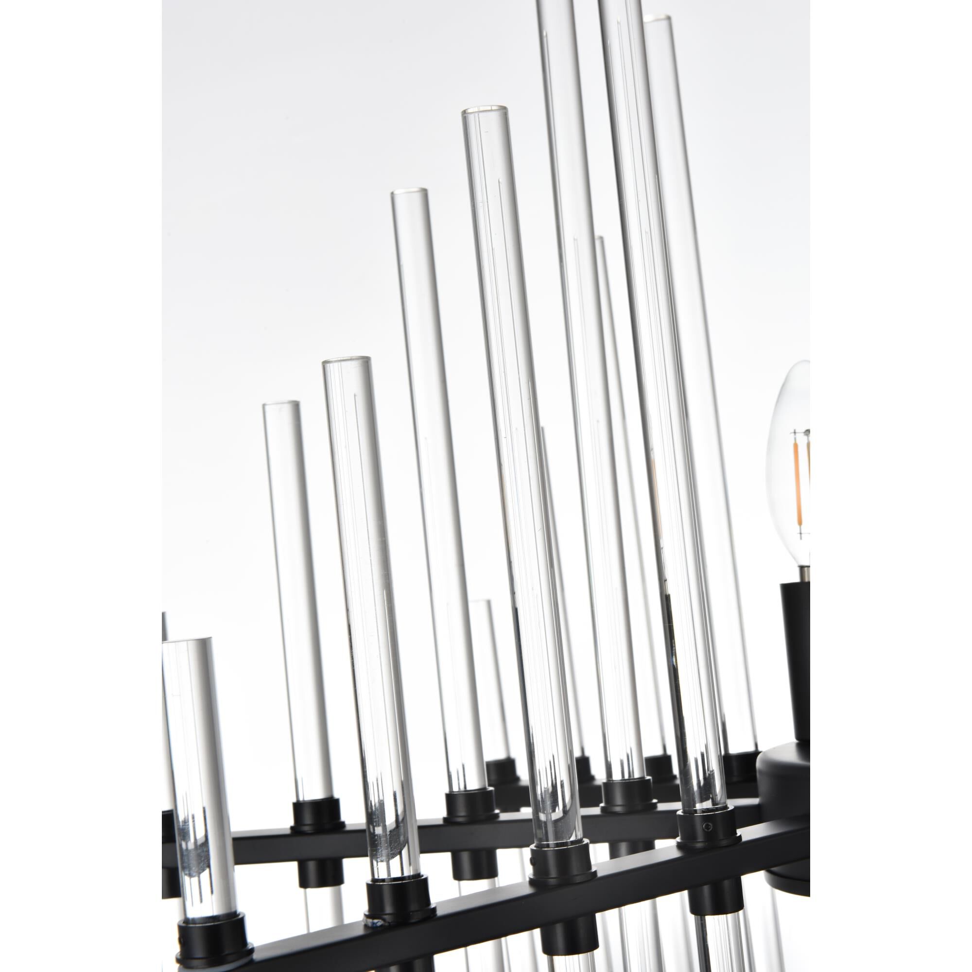 Shown in Black finish and Clear Royal Cut crystal