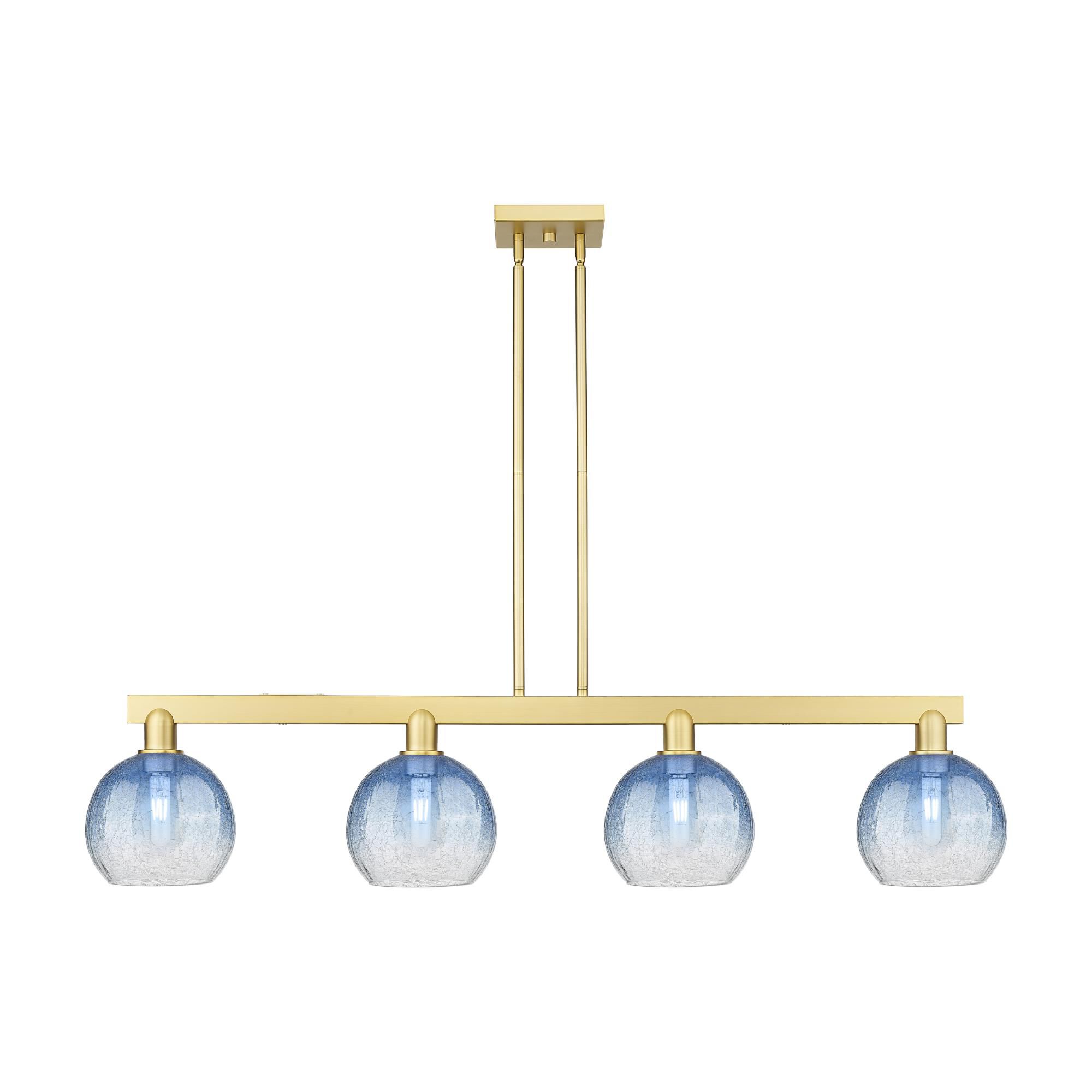 Bruno Marashlian Brookhaven Globe 48 Inch Linear Suspension Light by Innovations Lighting