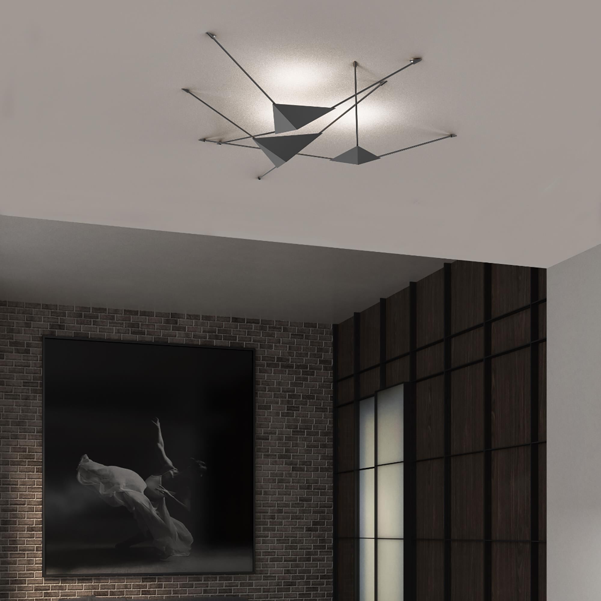 SONNEMAN Abstract 49 Inch LED Wall Sconce - Clearance