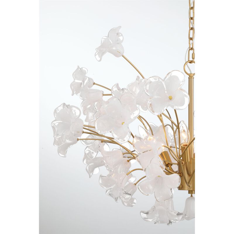 Bloome 37 Inch Chandelier by Metropolitan Lighting